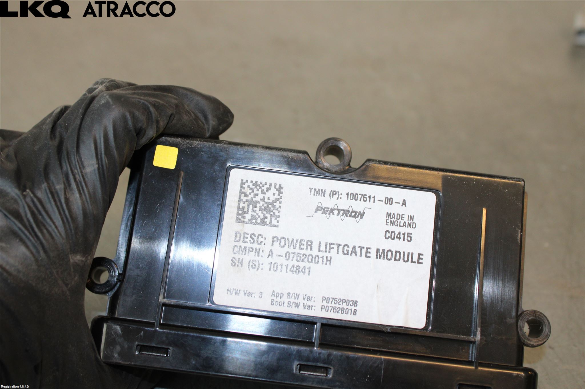 Tesla MODEL S 13- Styreenhet Bakluke