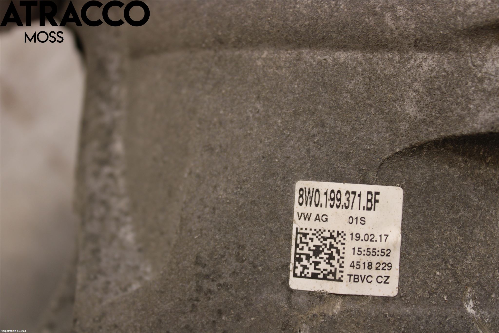 Audi A4 12-15 Motor Feste Stål-Alu