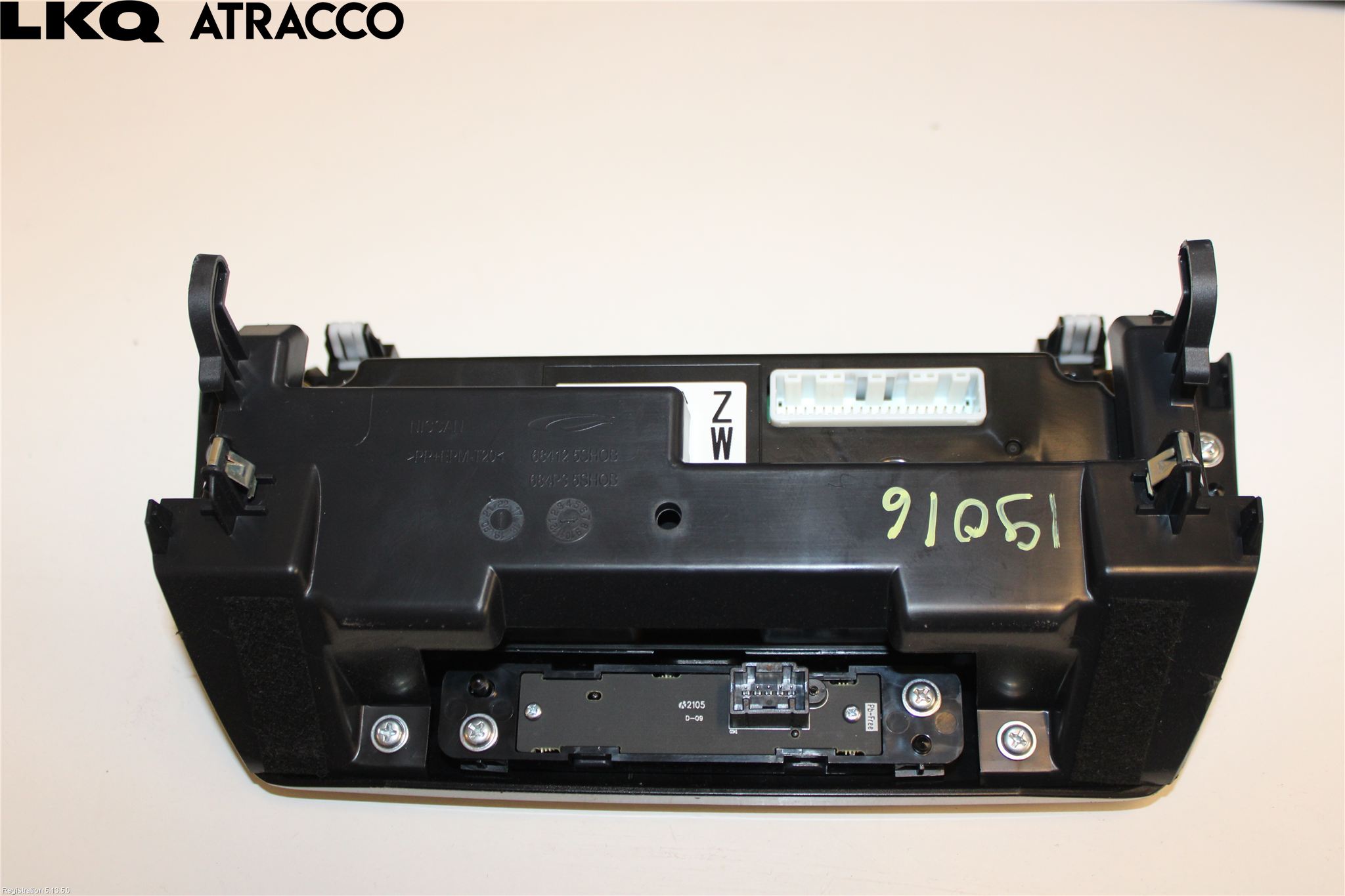 Nissan LEAF 18- Varme Ac Betjening-Display