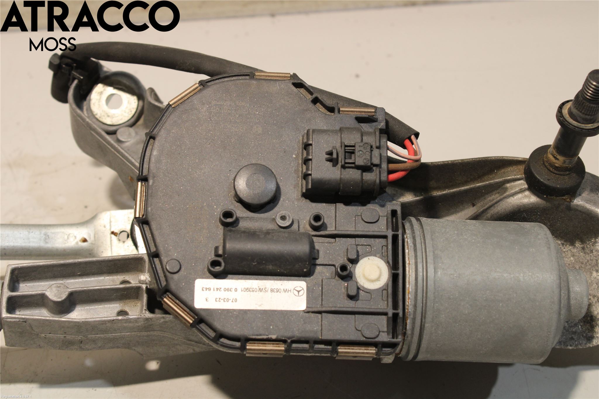 Mercedes-Benz MB C-KLASS (W204) 07-15 Viskermotor Frontrute