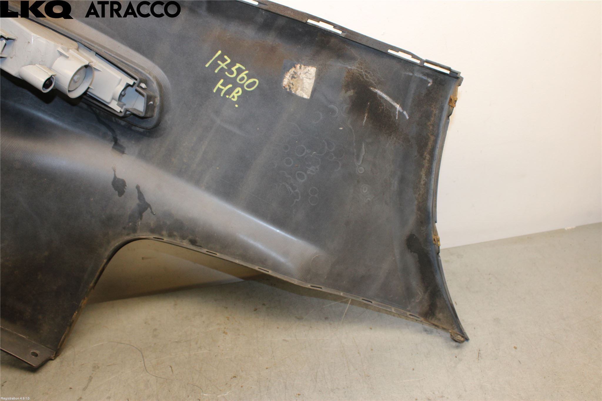 Mitsubishi OUTLANDER 07-12 Støtfanger Bak Hjørne Høyre