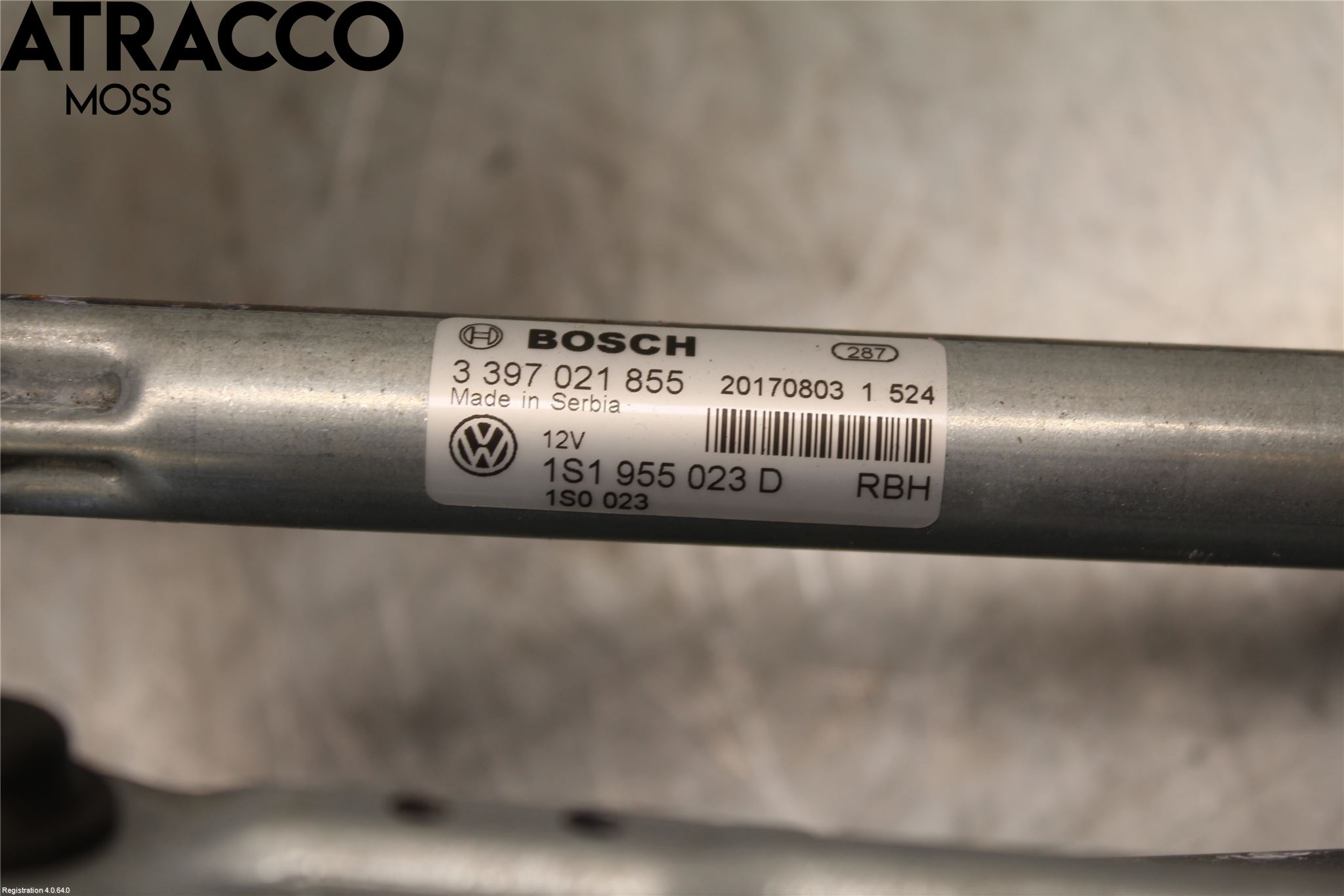 Volkswagen VW UP! / E-UP! Viskermotor Frontrute