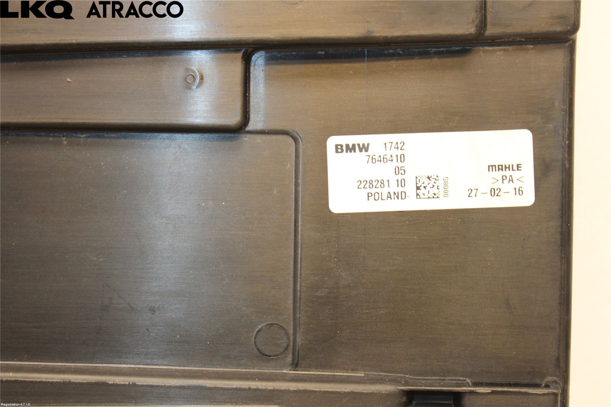 BMW 2 F45 Active Tourer 14-21 Kjølevifte Elektrisk