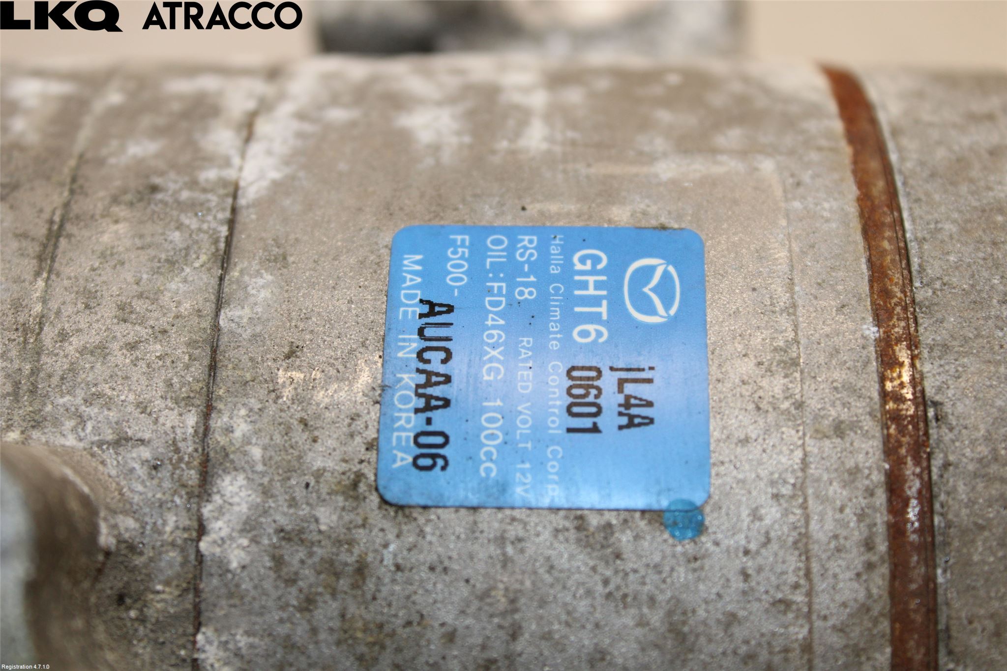 Mazda 6 13- Varme Ac Kompressor