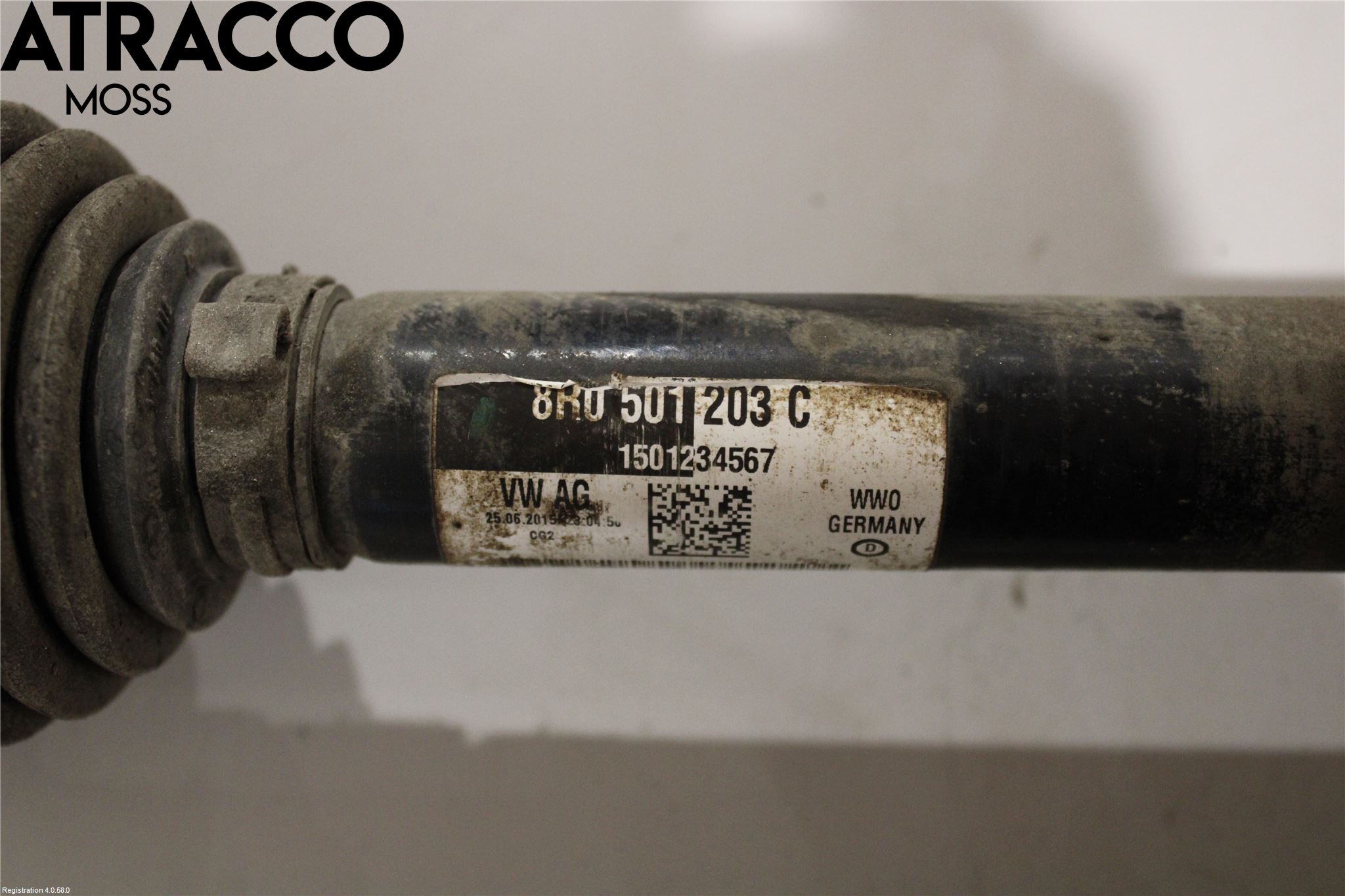 Audi A7/S7 4G 11-17 Drivaksel Bak Kompl Venstre