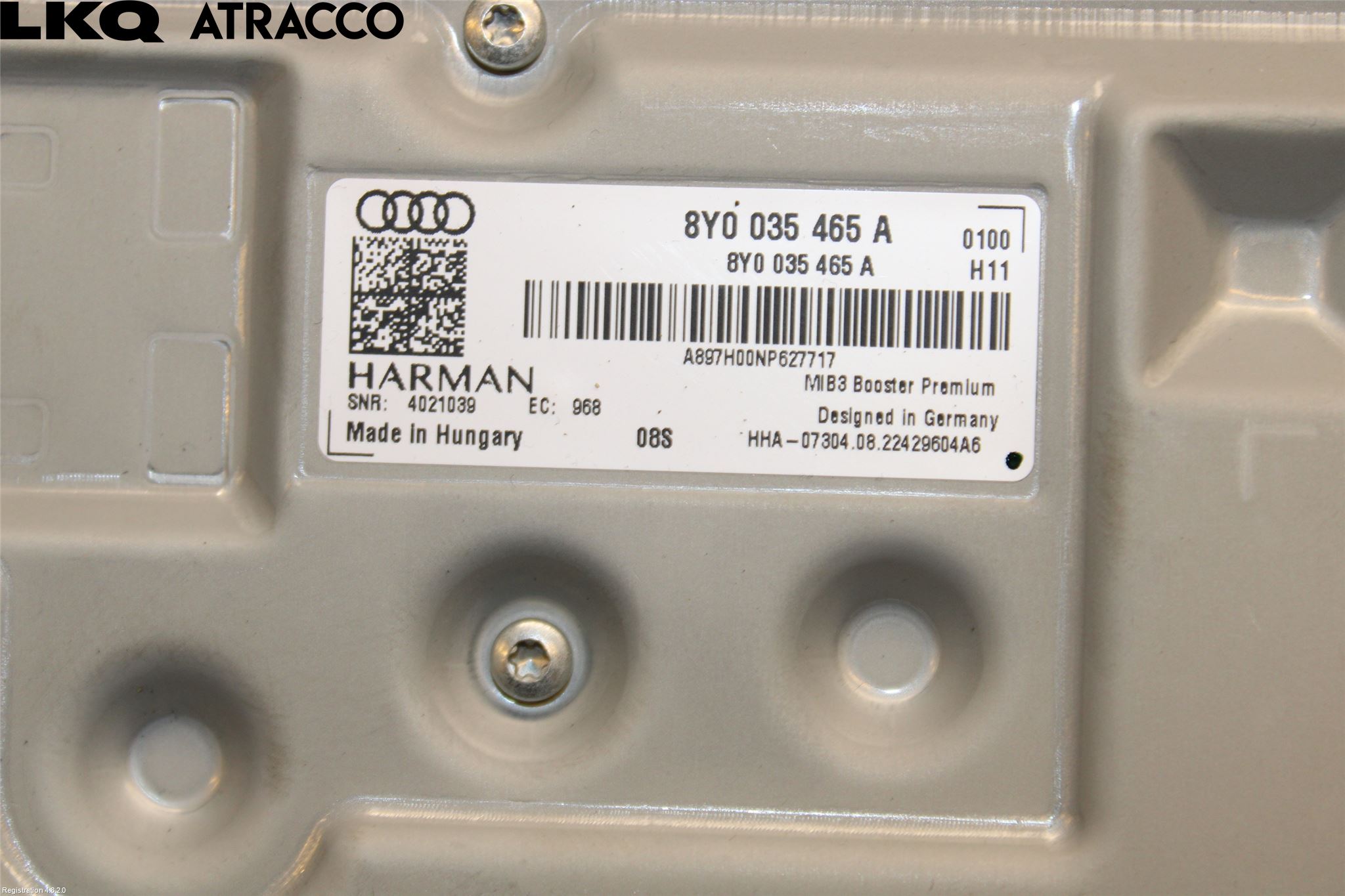 Audi Q4 E-TRON FZ 22- Stereo Forsterker