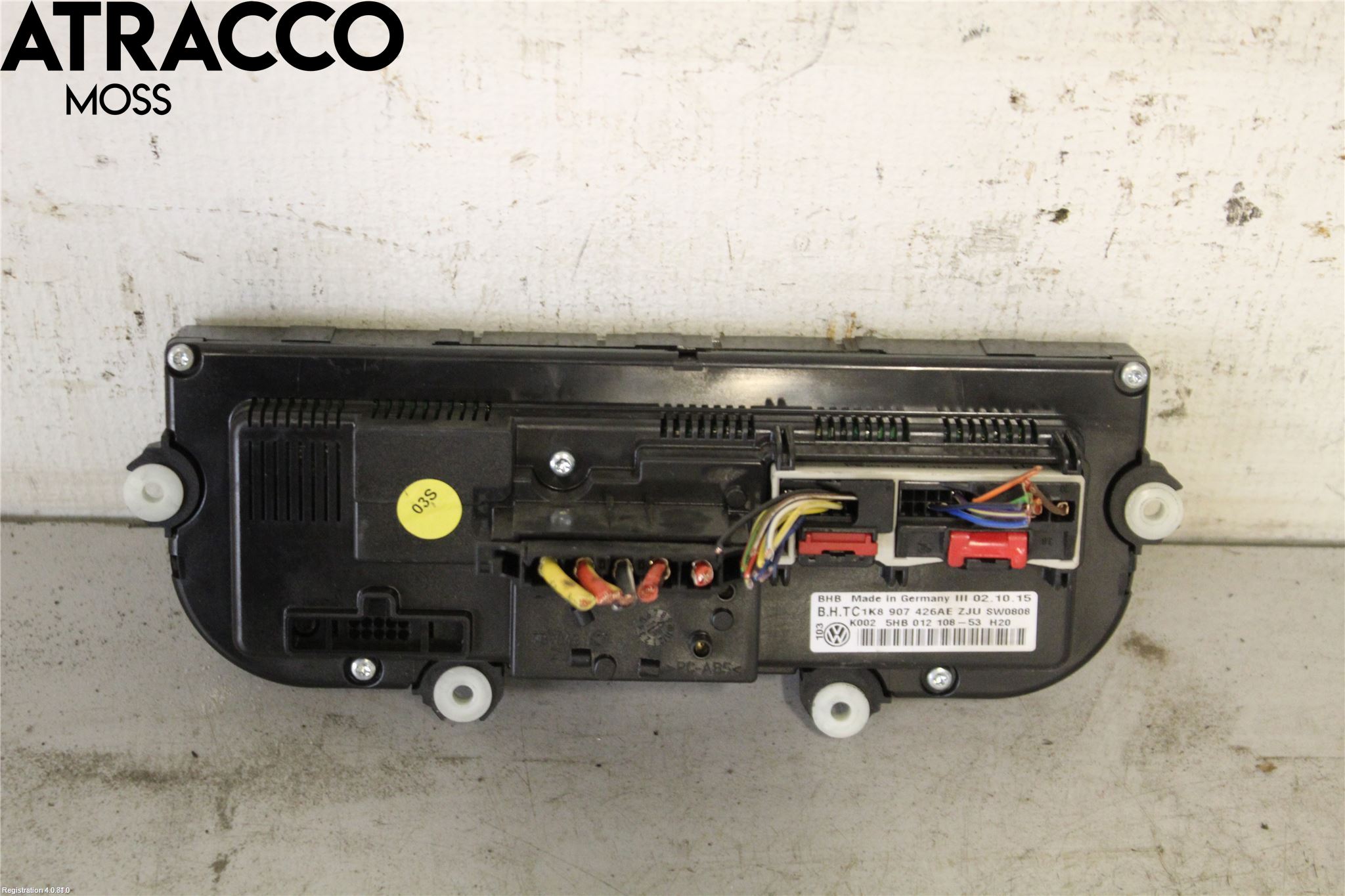 Volkswagen VW CADDY 16-20 Varme Ac Betjening-Display