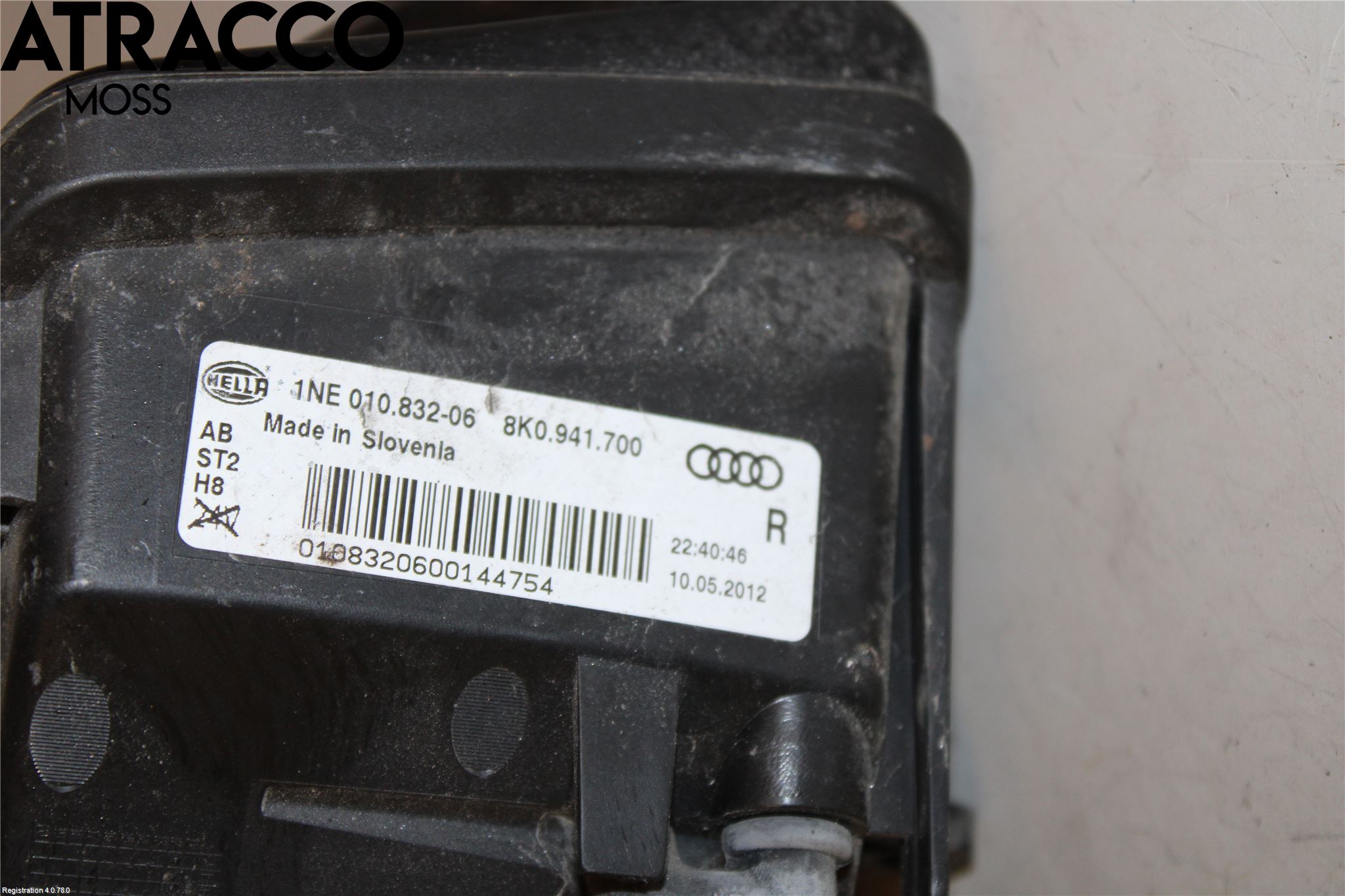 Audi A4/S4 08-11 Frontlykt-Kurve-Tåkelys