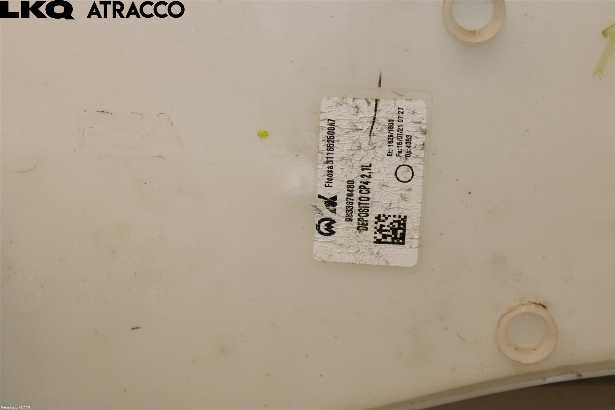 Citroen C4/E-C4 C4X/E-C4X III 21- Spylerbeholder Frontrute-Lykte