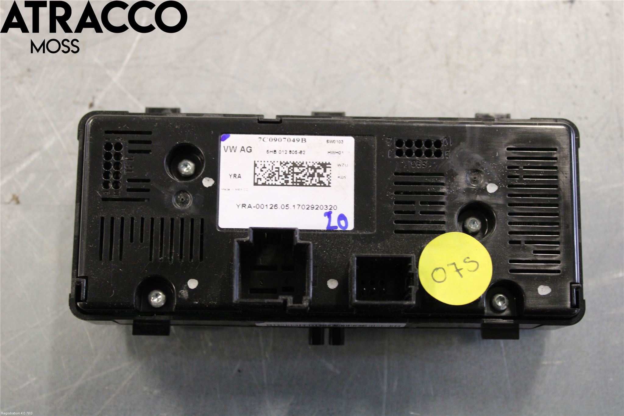 Volkswagen VW CRAFTER II / E-CRAFTER 17- Varme Ac Betjening-Display