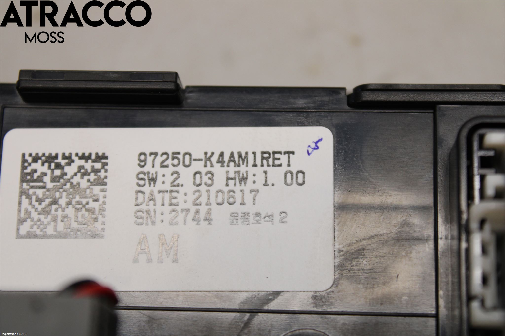 Hyundai KONA/ELECTRIC OS 18-23 Varme Ac Betjening-Display