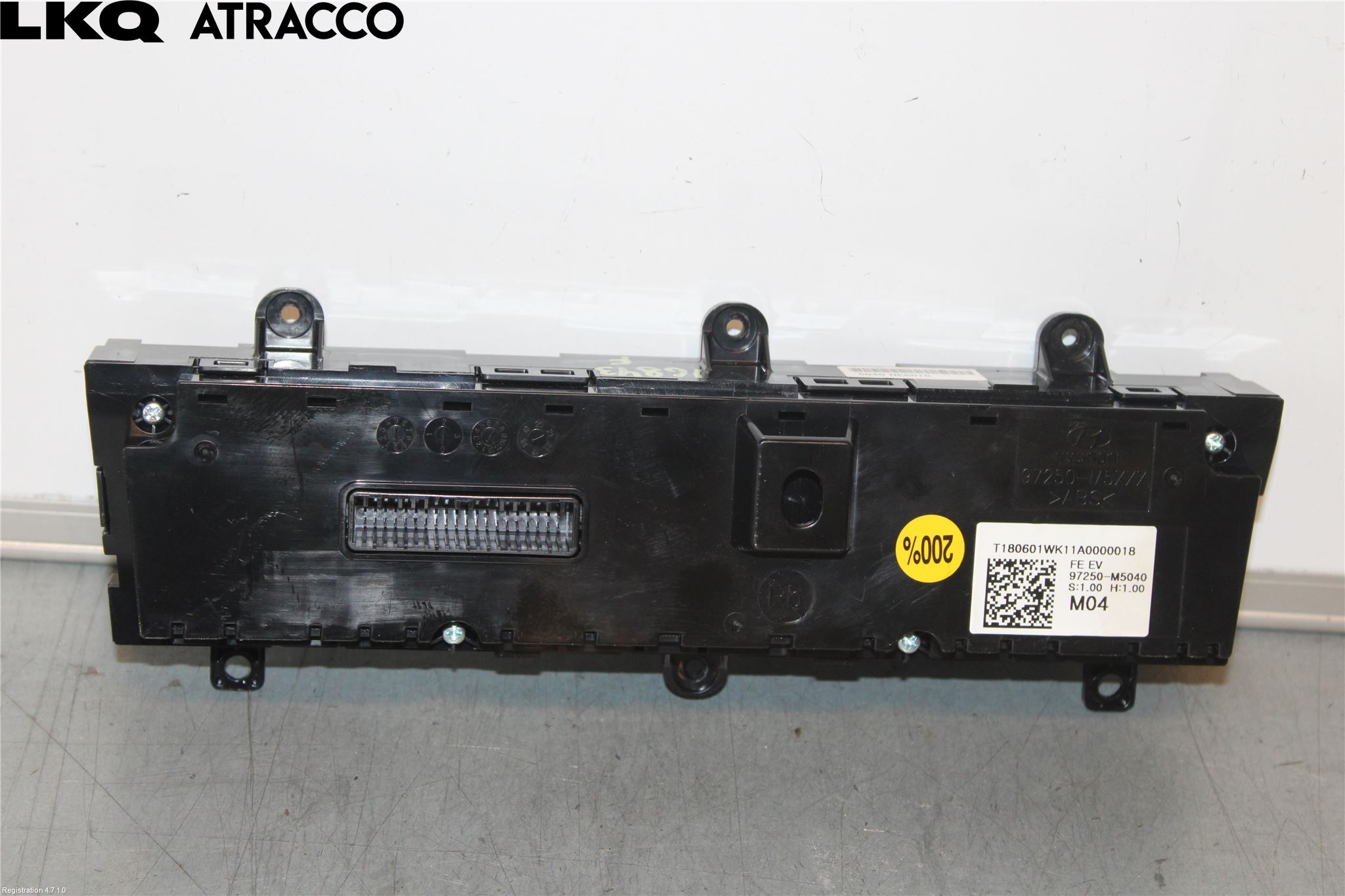 Hyundai NEXO 18->> Varme Ac Betjening-Display