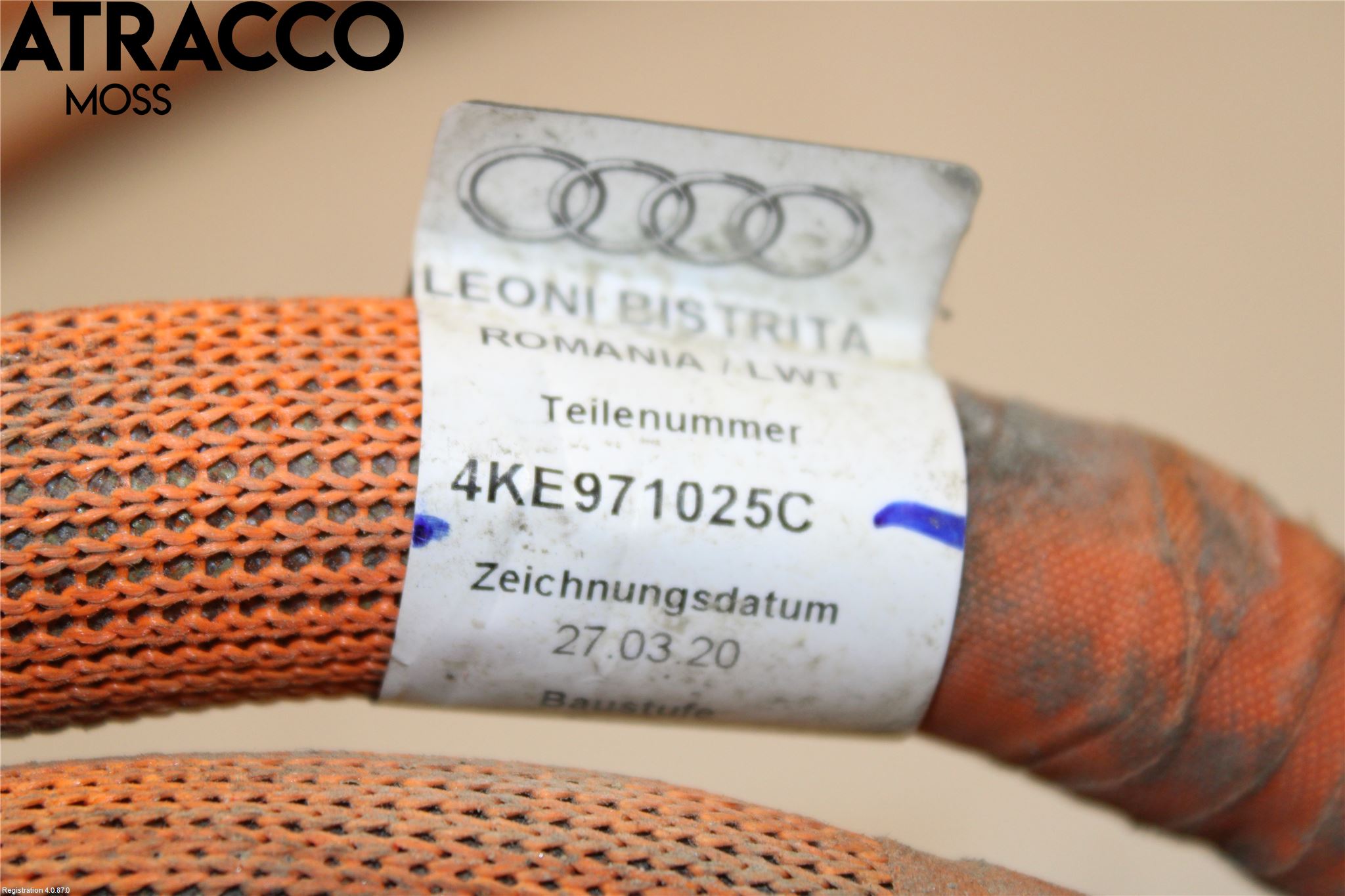 Audi E-TRON, S GE 19- Kabelhärva Högspänning