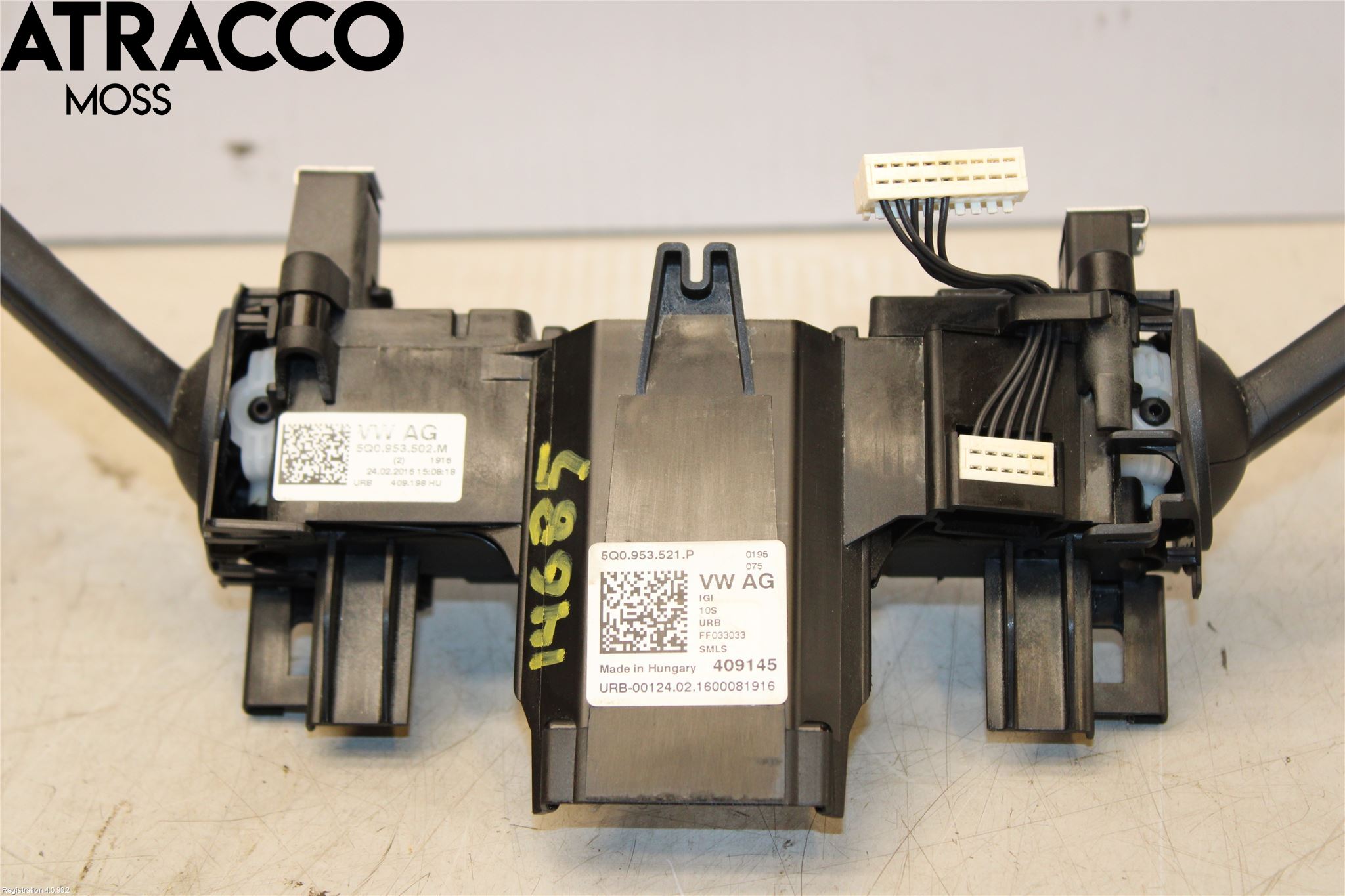 Volkswagen VW GOLF / E-GOLF VII 13-20 Bryter Ratt Kombi H Og V