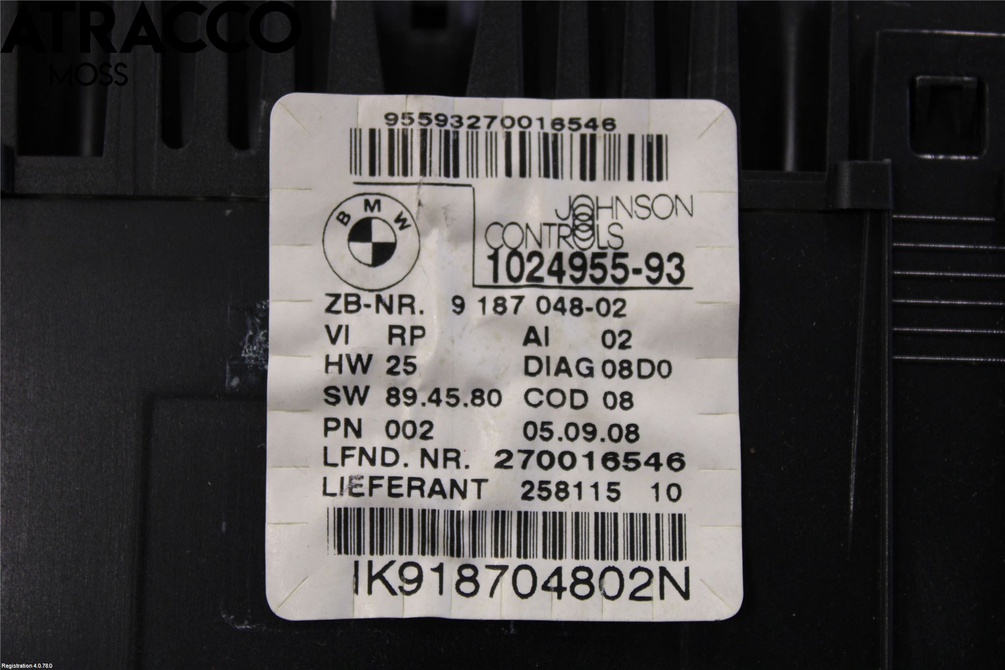 BMW 1 E87/81 5D/3D 03-11 Instr Kombinert