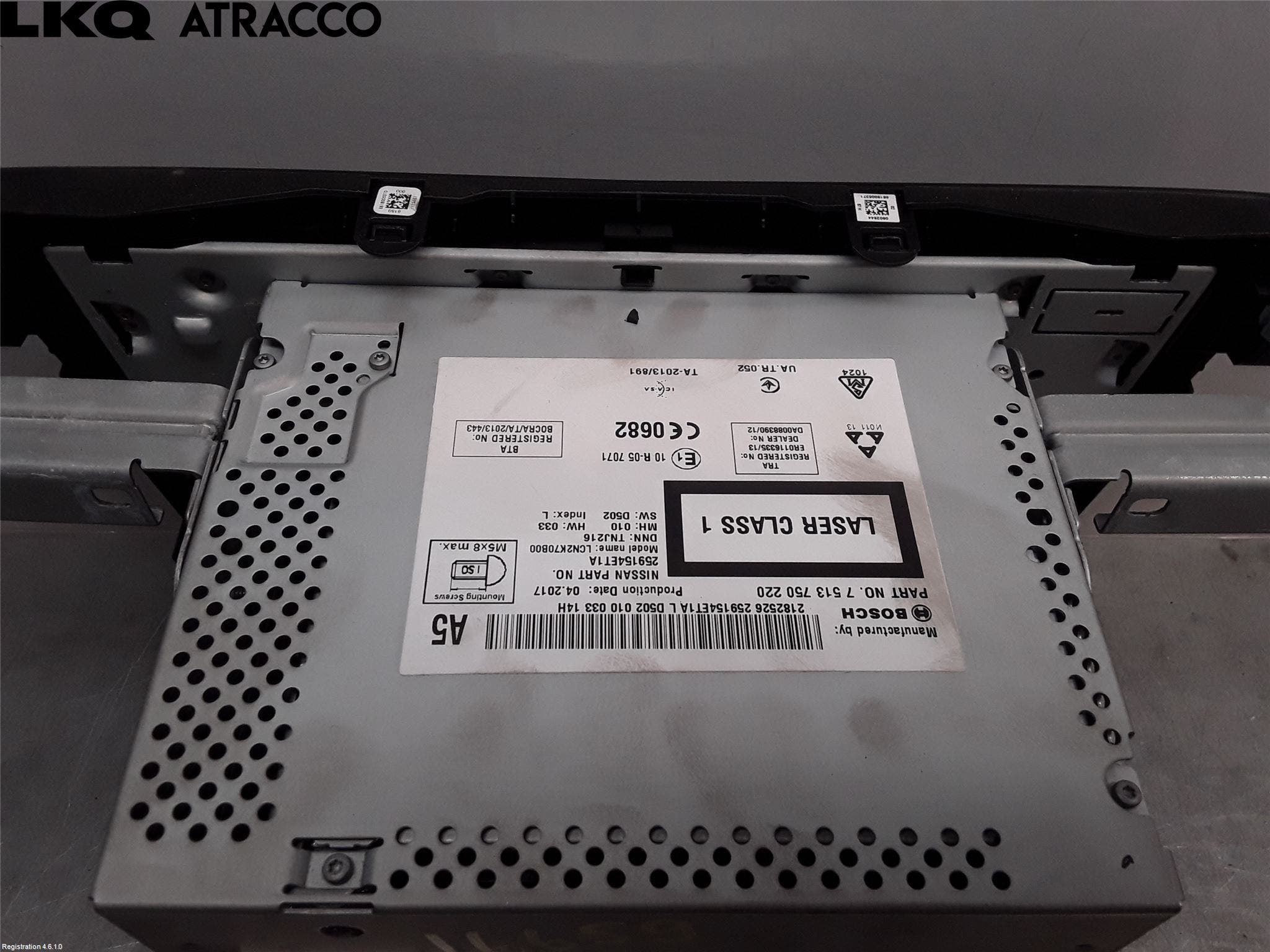 Nissan QASHQAI 17-21 Stereo Radio