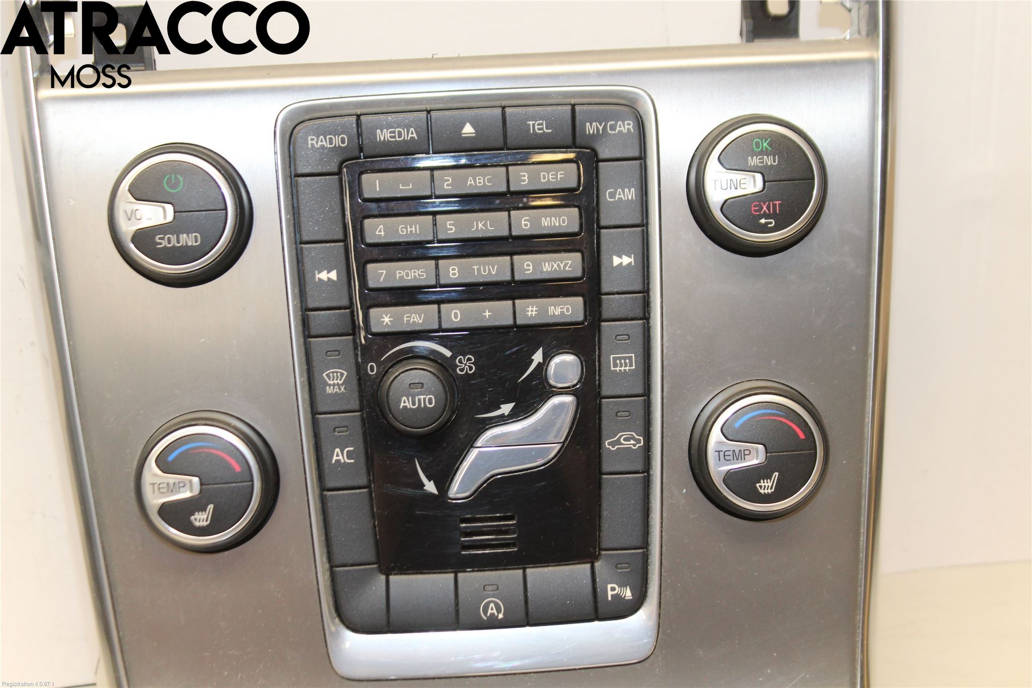 Volvo V60 14-18 Varme Ac Betjening-Display