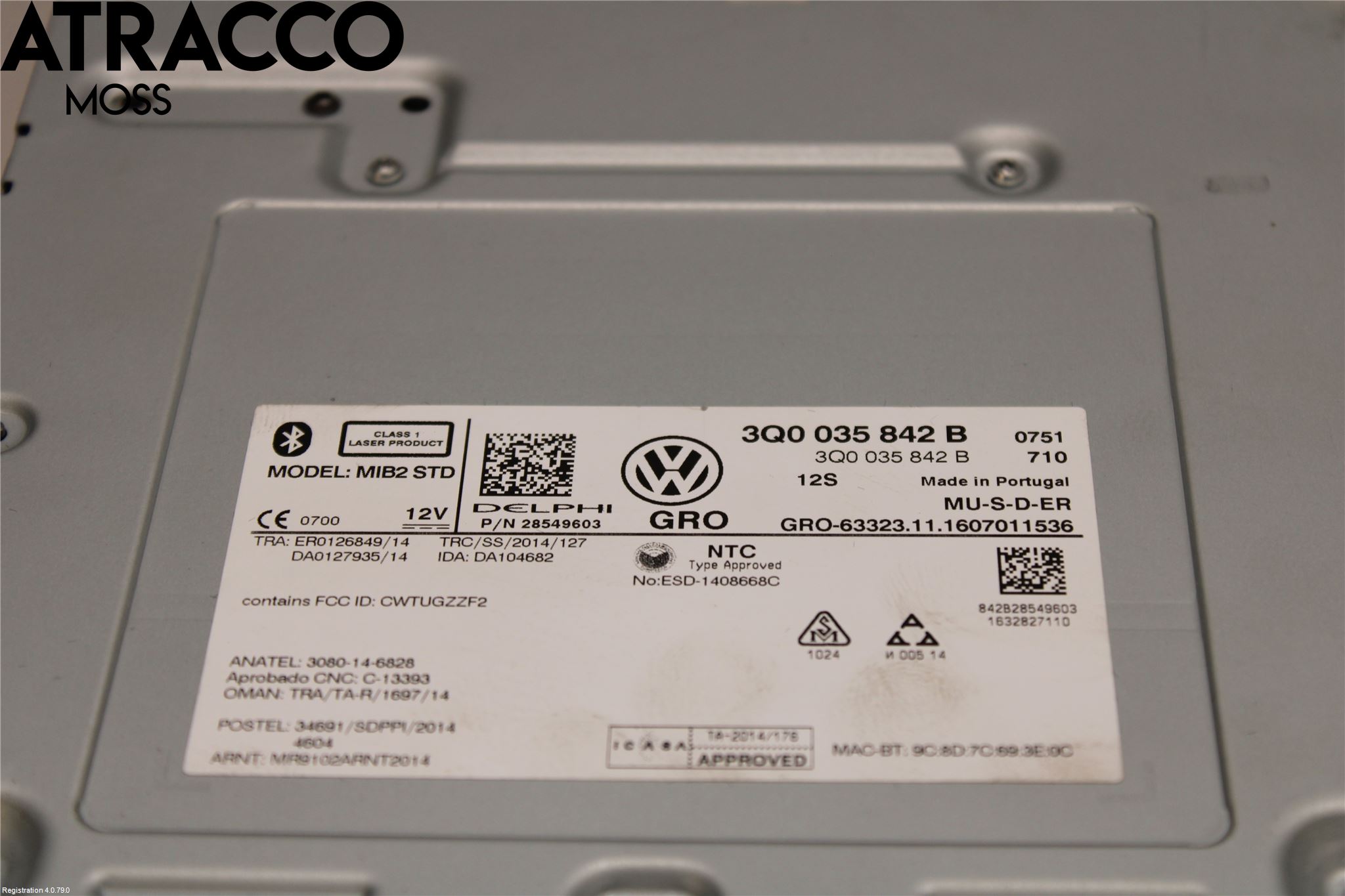 Volkswagen VW PASSAT 15-19 Stereo Radio Med Cd