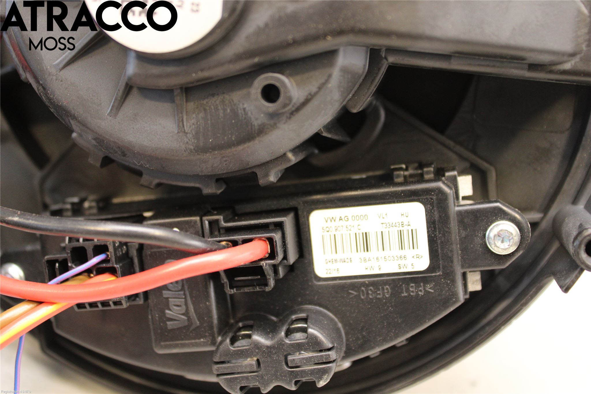 Volkswagen VW GOLF / E-GOLF VII 13-20 Varme Ac Varmeapparatvifte