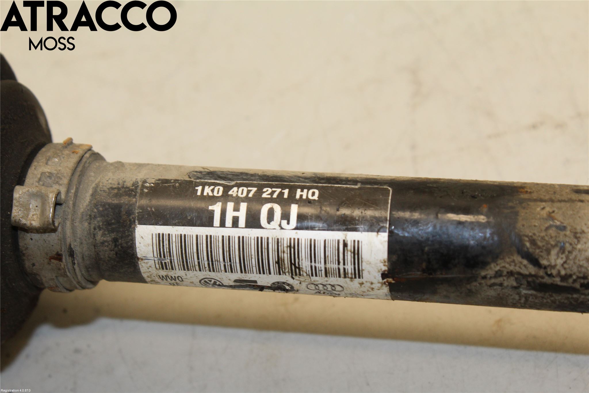 Volkswagen VW GOLF VI 09-13 Drivaksel Foran Kompl Venstre