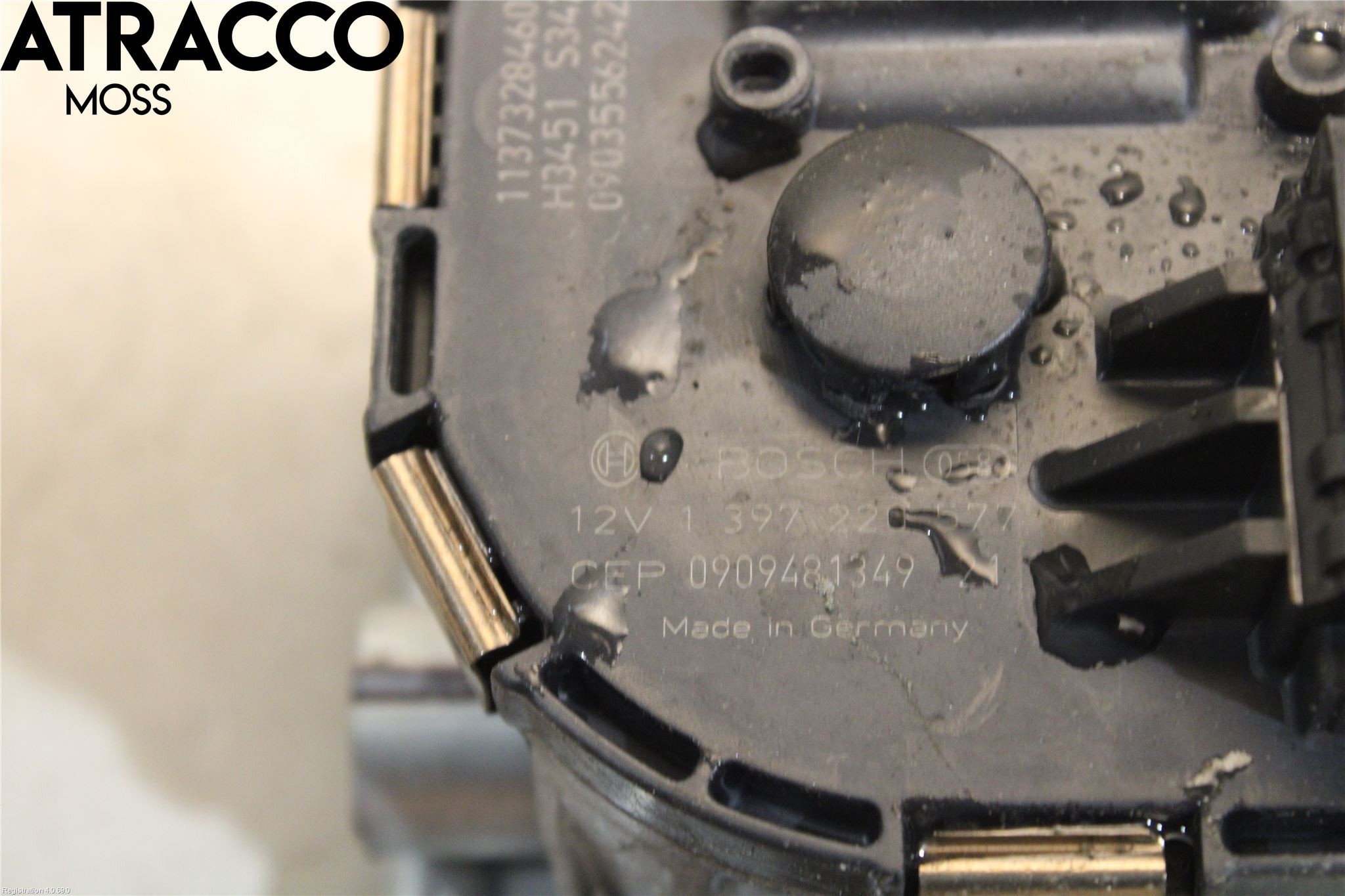 Peugeot 3008 09-16 Viskermotor Frontrute