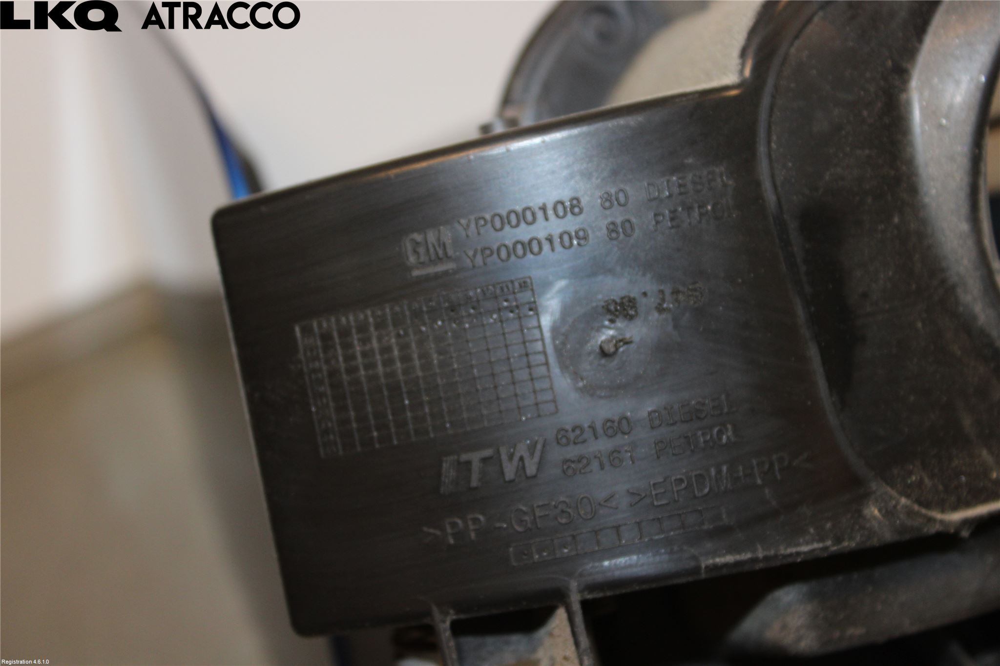 Opel GRANDLAND X 18- Drivstoff Tankluke