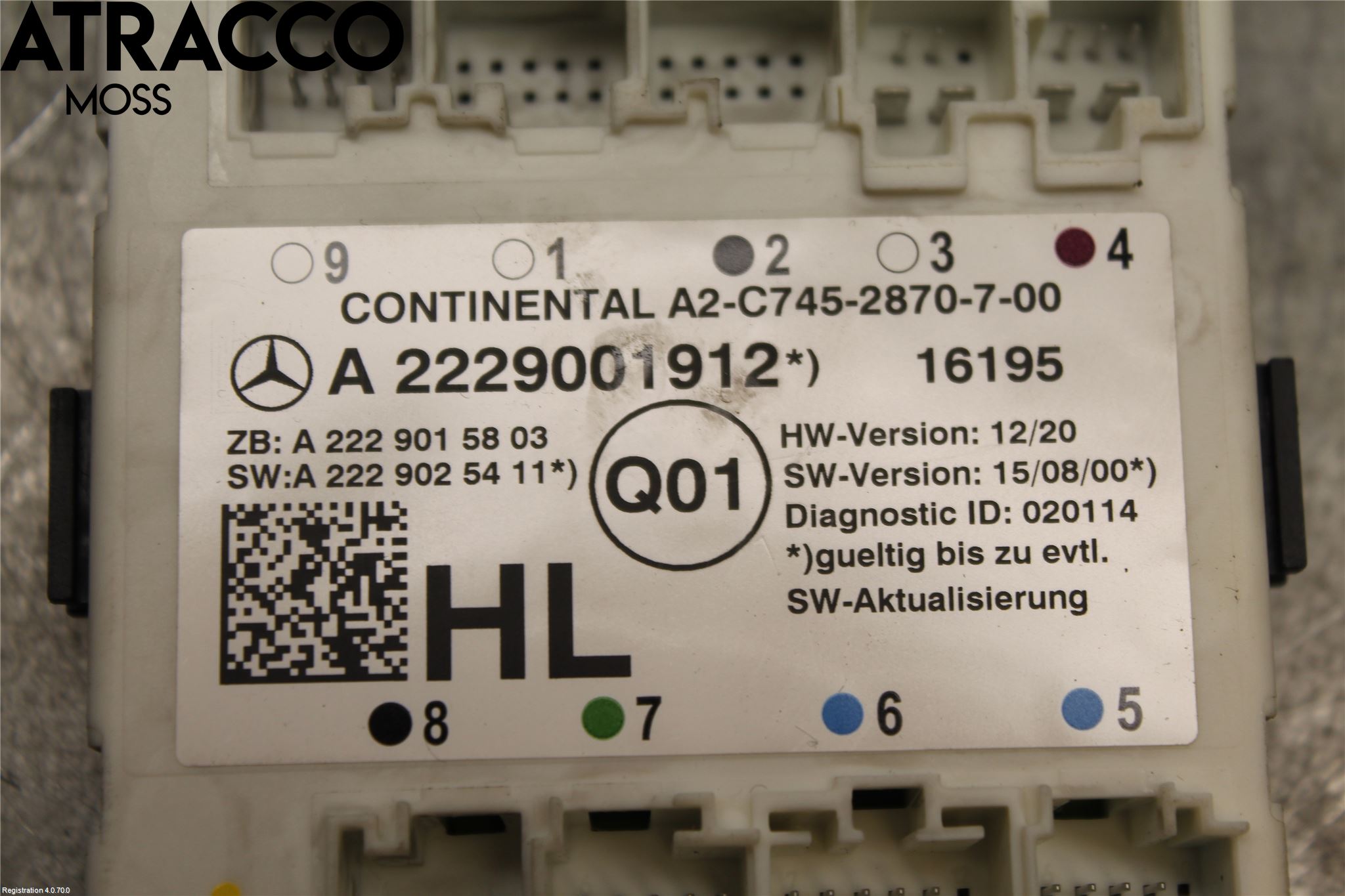 Mercedes-Benz MB S-KLASS (W222) 13-20 Styreenhet Dør