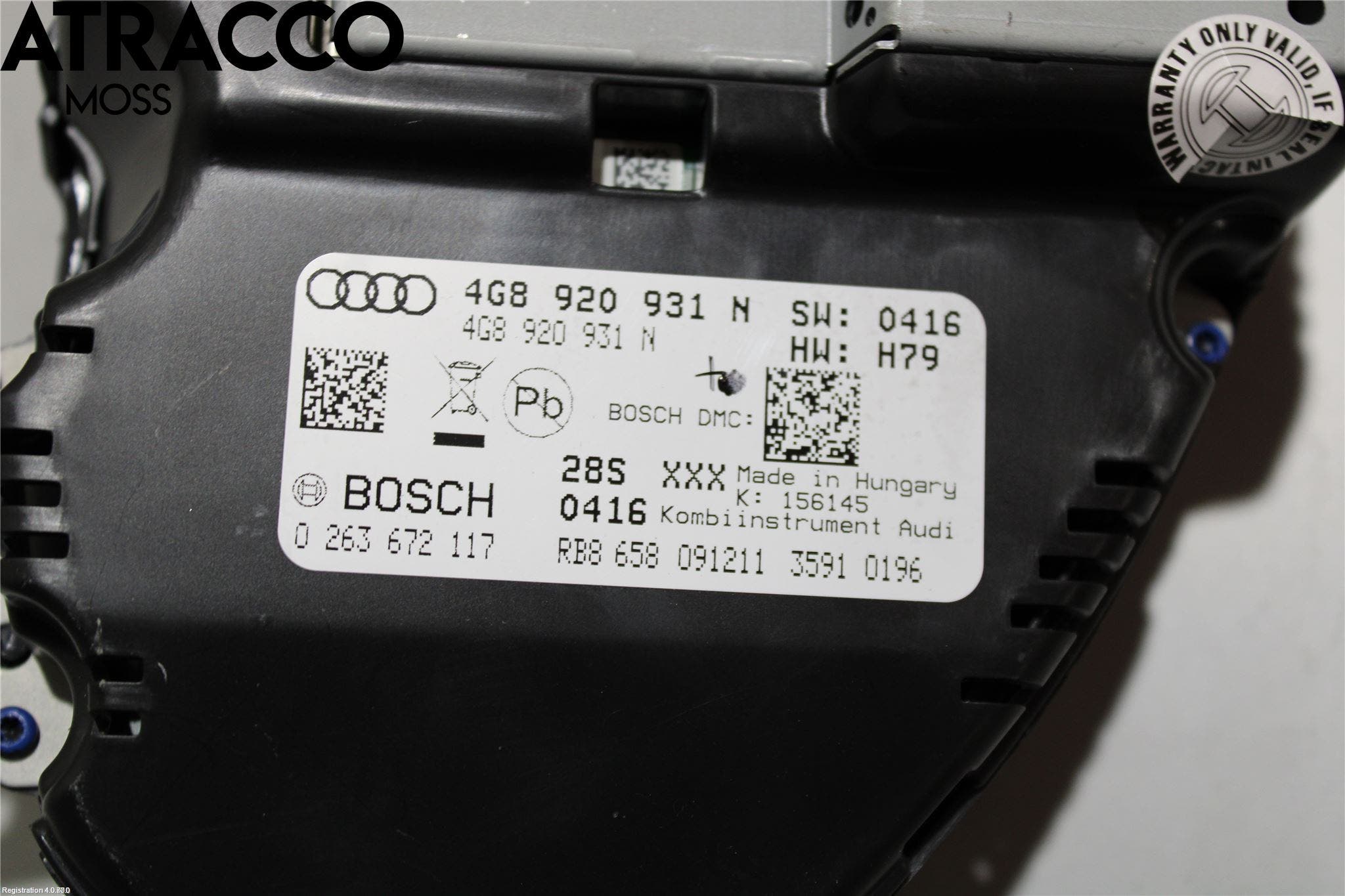Audi A6/S6 4G 11-18 Instr Kombinert