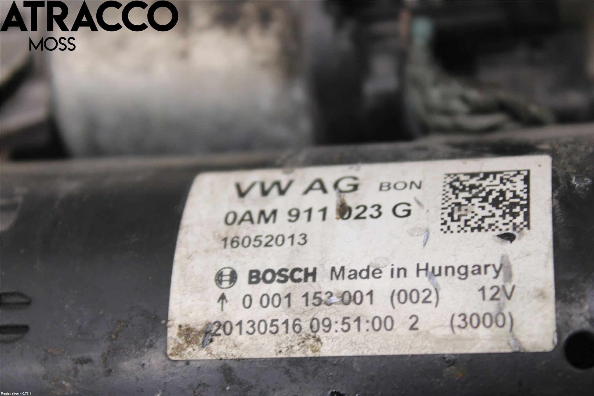 Volkswagen VW PASSAT 11-14 Startmotor Diesel