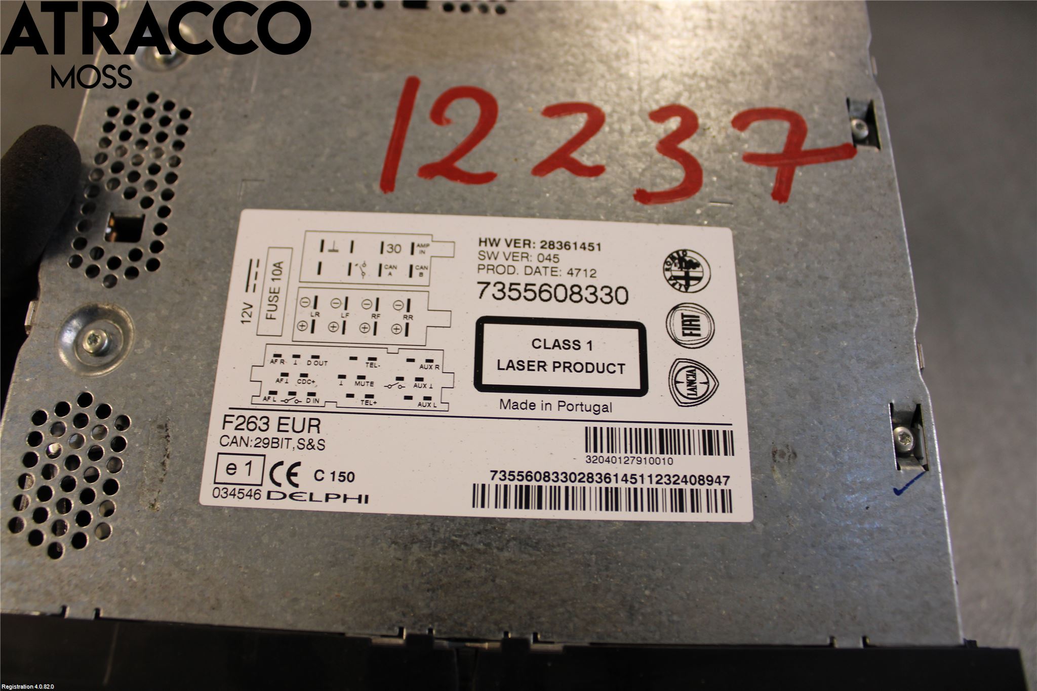 Fiat DOBLO CARGO Stereo Radio