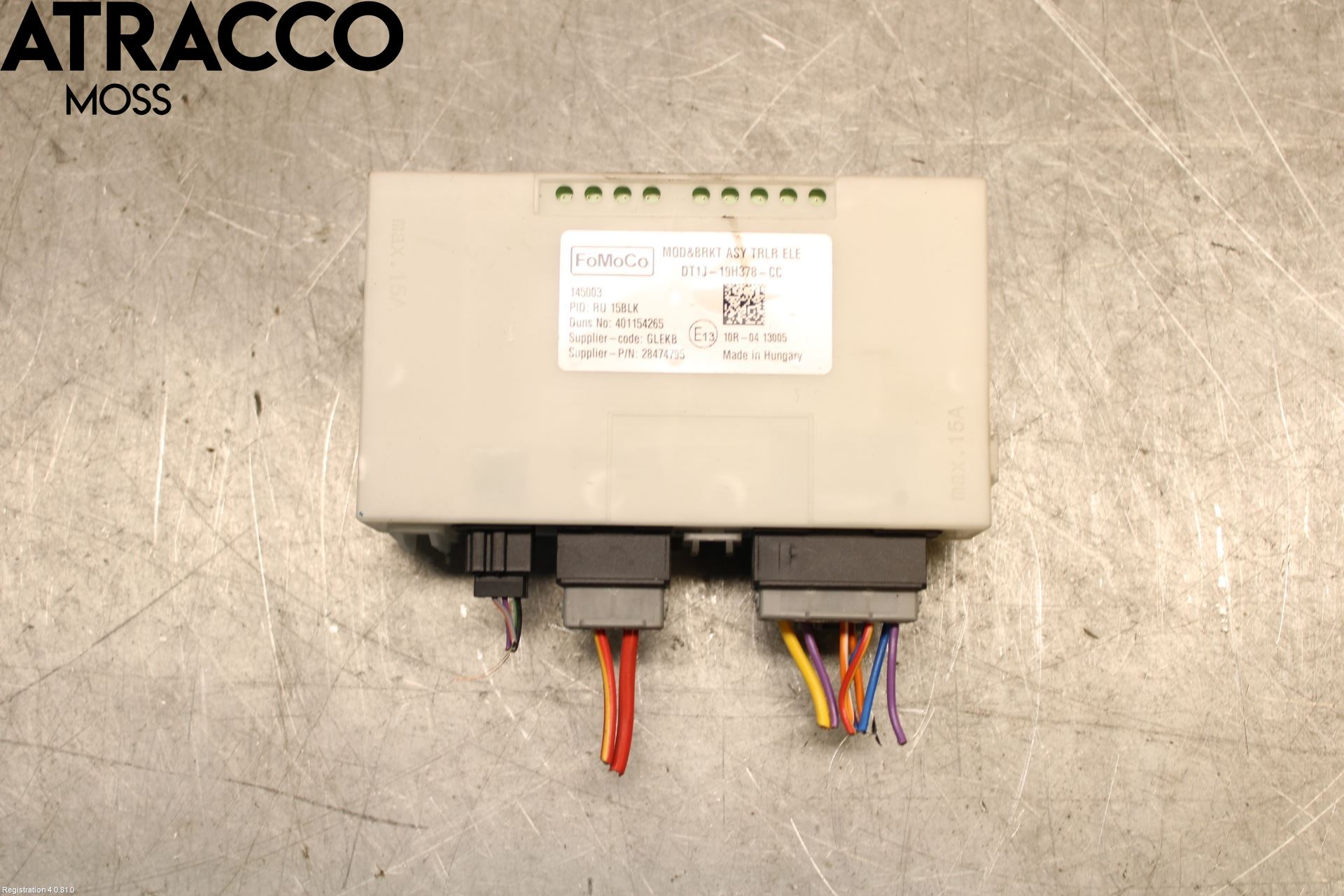 Ford TRANSIT/TOURNEO CONNECT 13-22 Styreenhet Tilhengerfeste