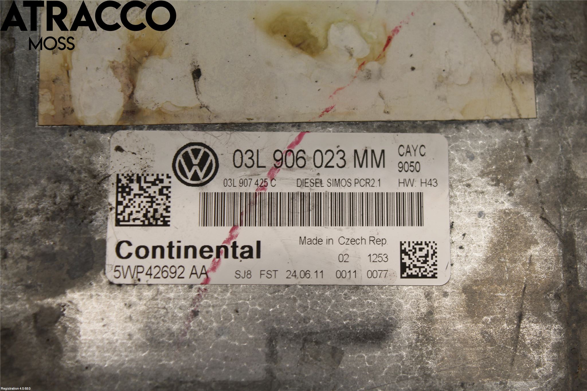 Volkswagen VW GOLF VI 09-13 Styreenhet Innsprøytning