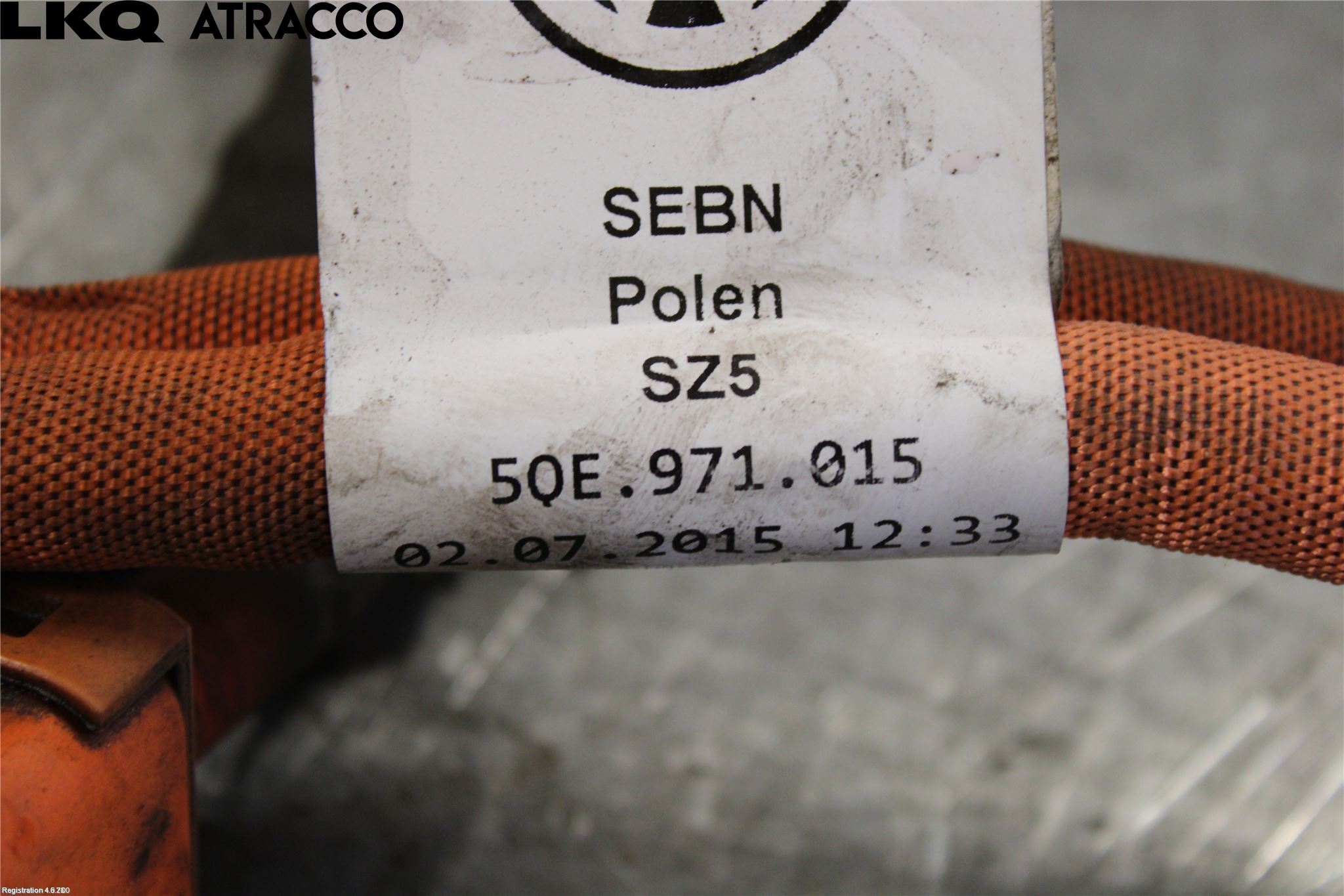 Volkswagen VW GOLF / E-GOLF VII 13-20 Kabelhärva Högspänning