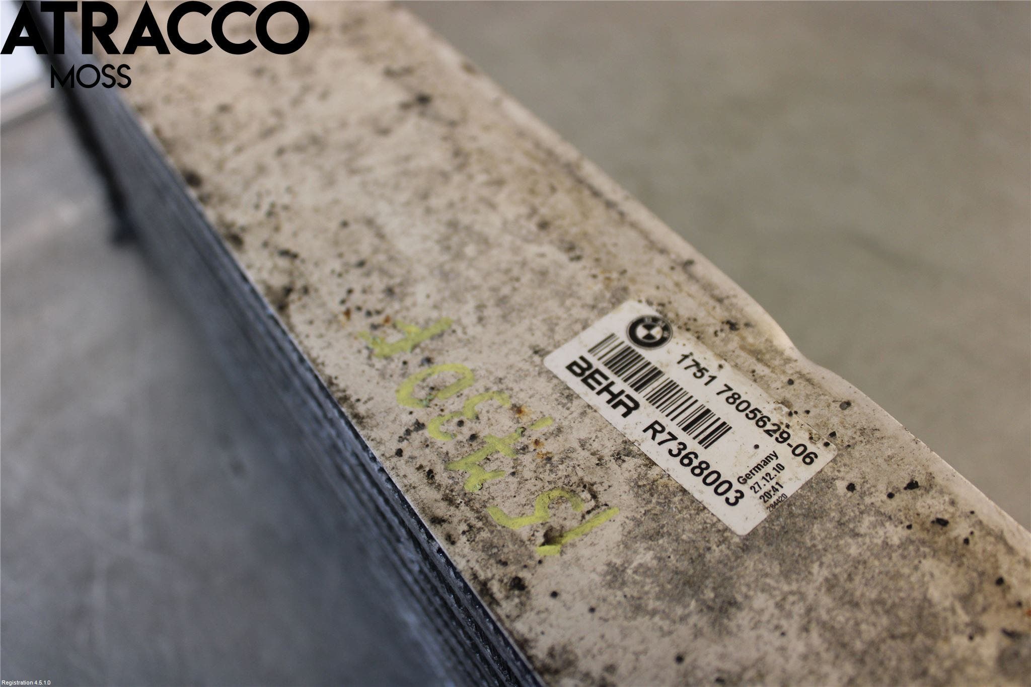 BMW 5 F10/F11/F18 09-17 Intercooler Radiator