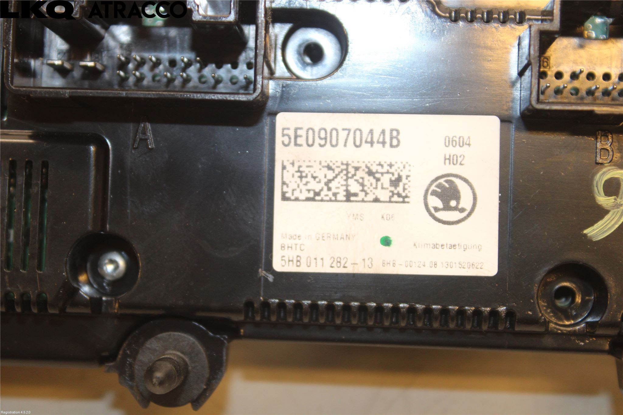 Skoda OCTAVIA (5E) 13-20 Varme Ac Betjening-Display