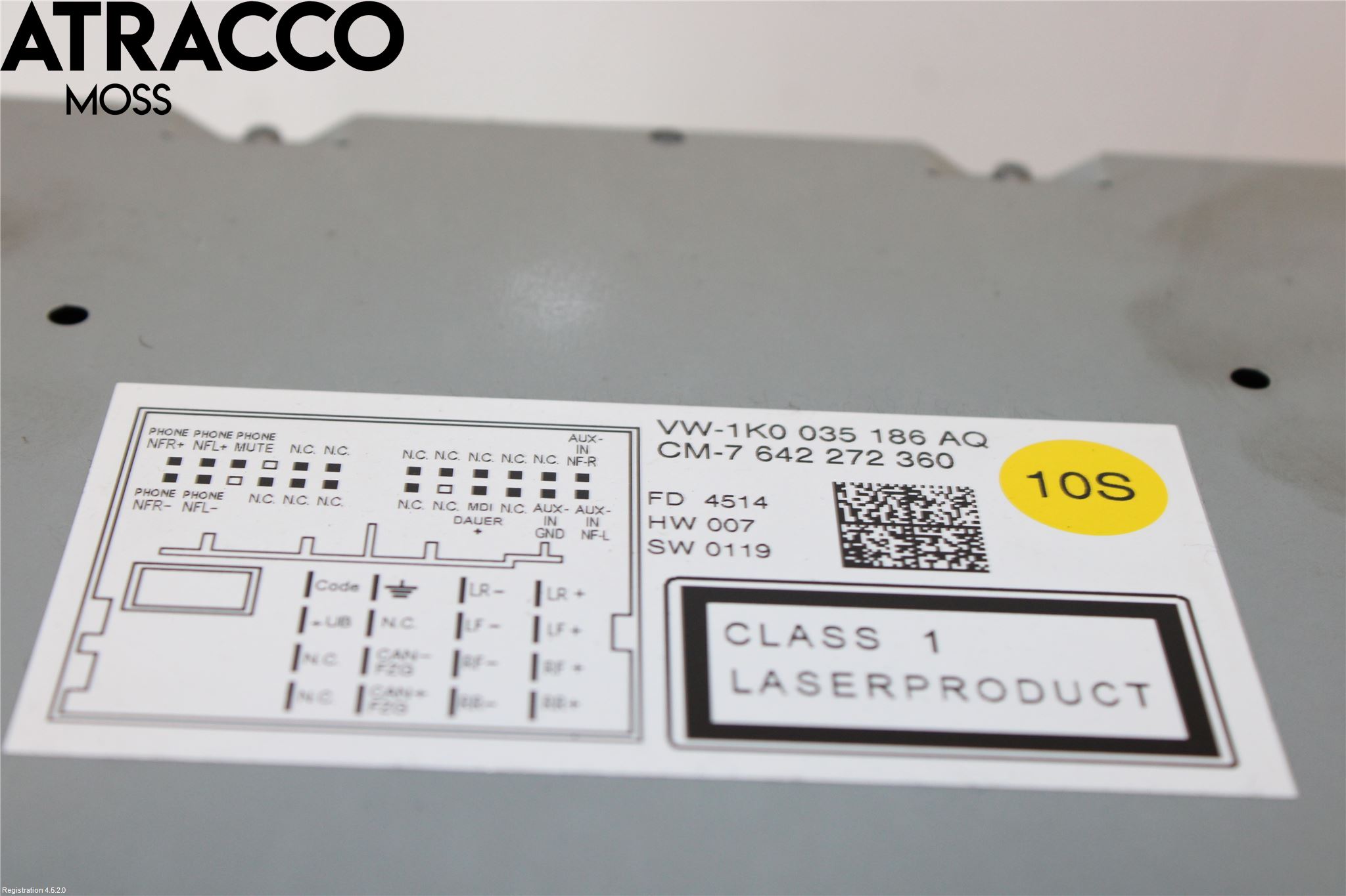 Volkswagen VW CADDY 11-15 Stereo Radio Med Cd