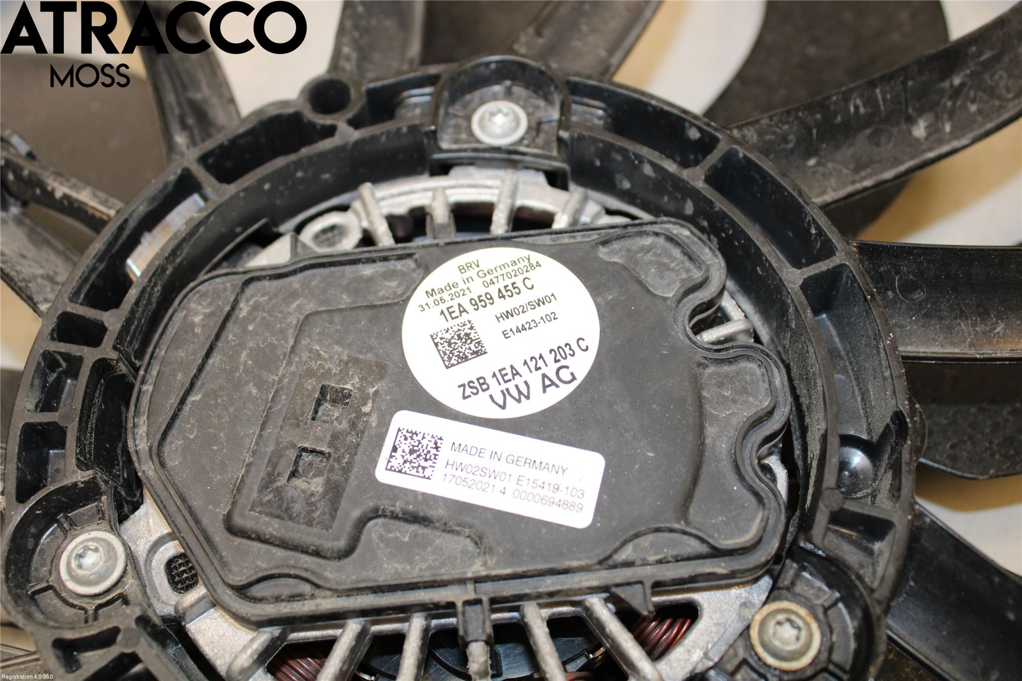 Audi Q4 E-TRON FZ 22- Kjølevifte Elektrisk