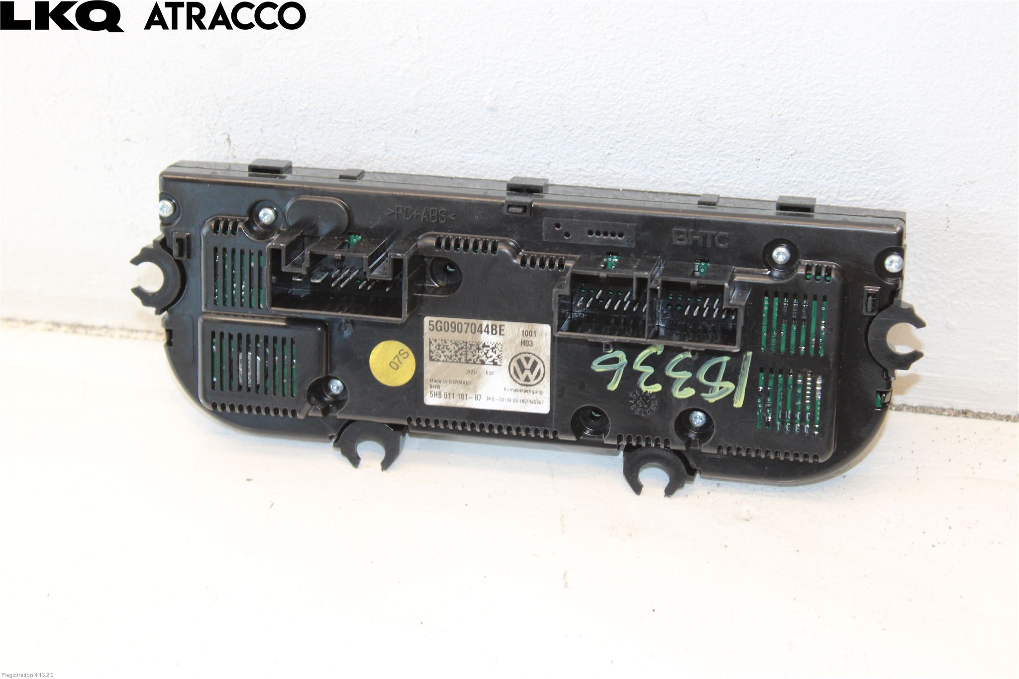 Volkswagen VW GOLF / E-GOLF VII 13-20 Varme Ac Betjening-Display
