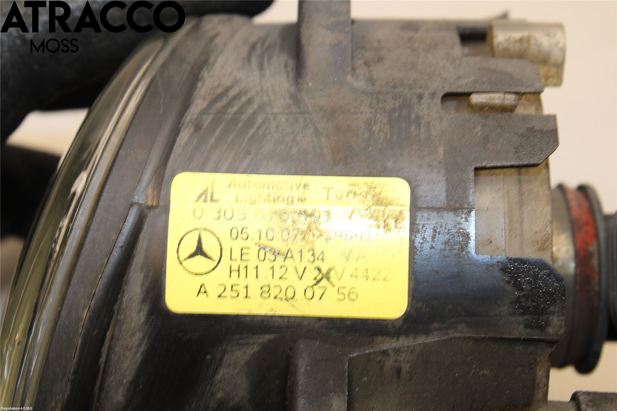 Mercedes-Benz MB B-KLASS (W245) 05-12 Frontlykt-Kurve-Tåkelys