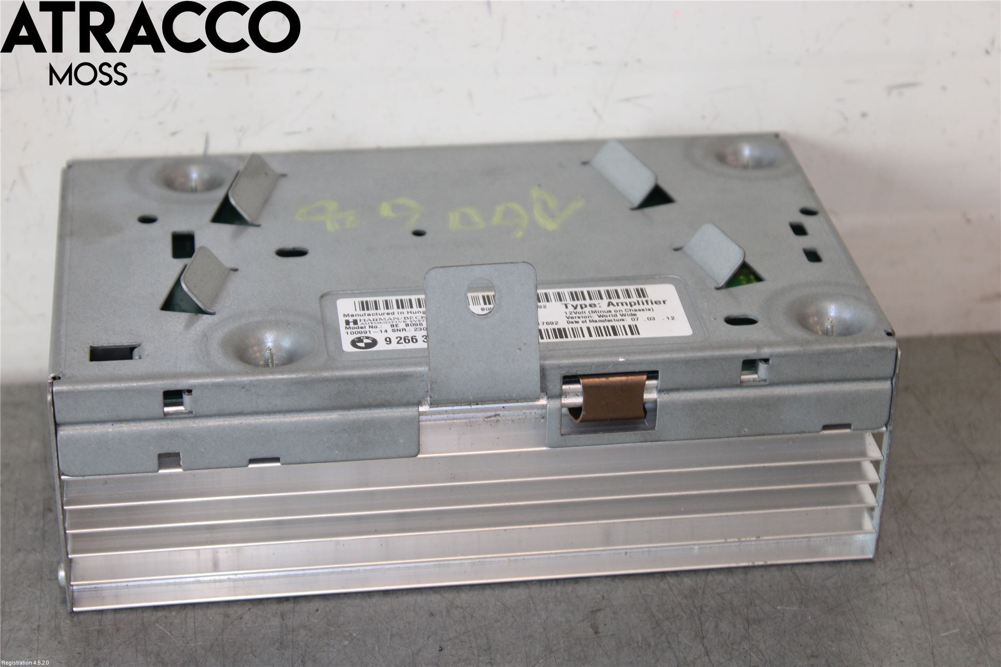 BMW 5 F10/F11/F18 09-17 Stereo Forsterker