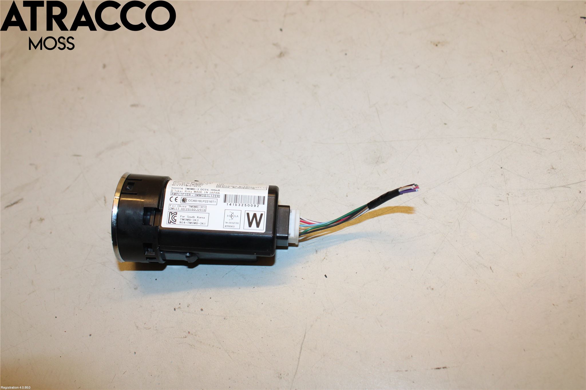 Toyota YARIS XP130 12-14 Startknapp Personbil