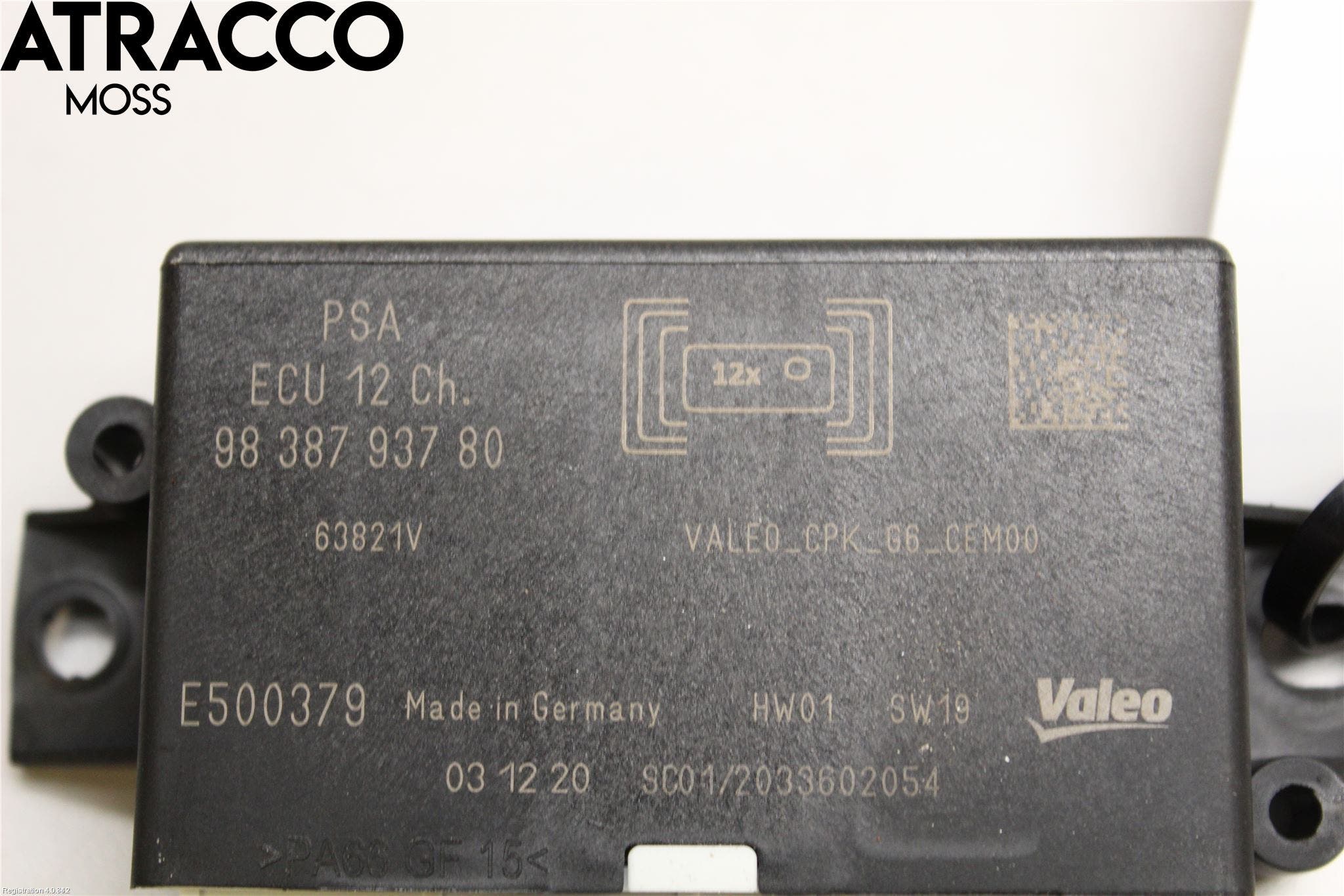 Peugeot 2008/E-2008 20- Styreenhet Øvrig