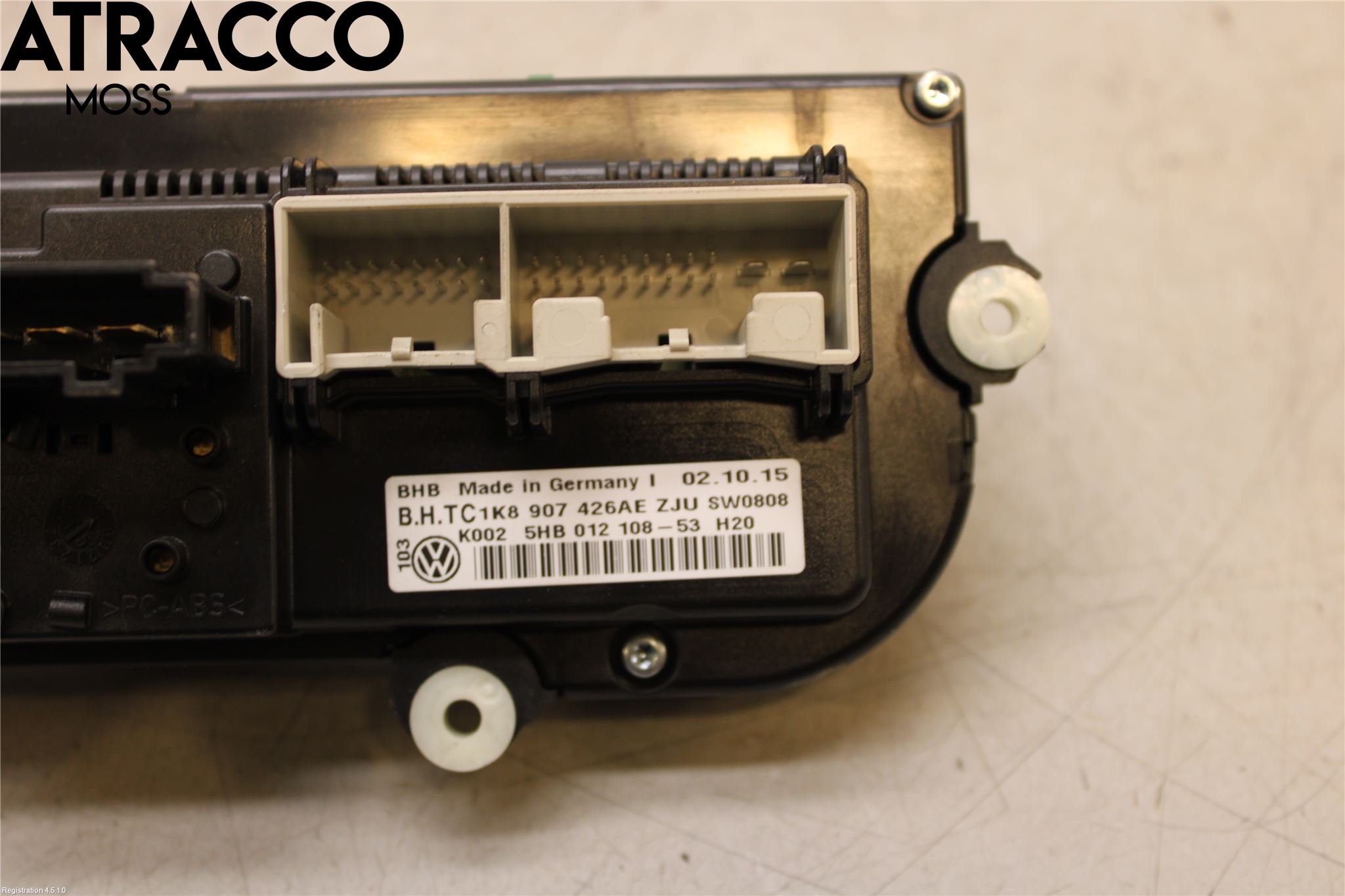 Volkswagen VW CADDY 16-20 Varme Ac Betjening-Display