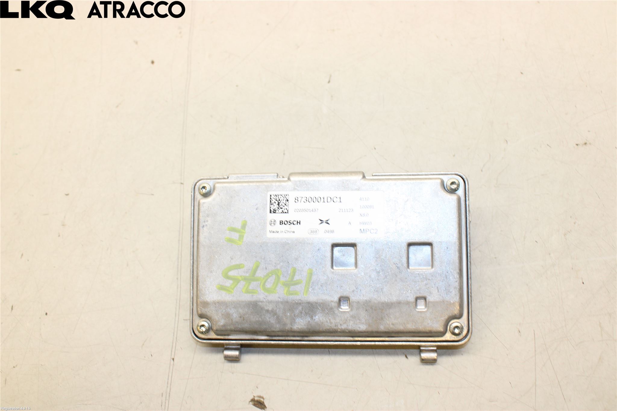 XPENG G3 21- Sensor Kollisjonsbeskyttelse