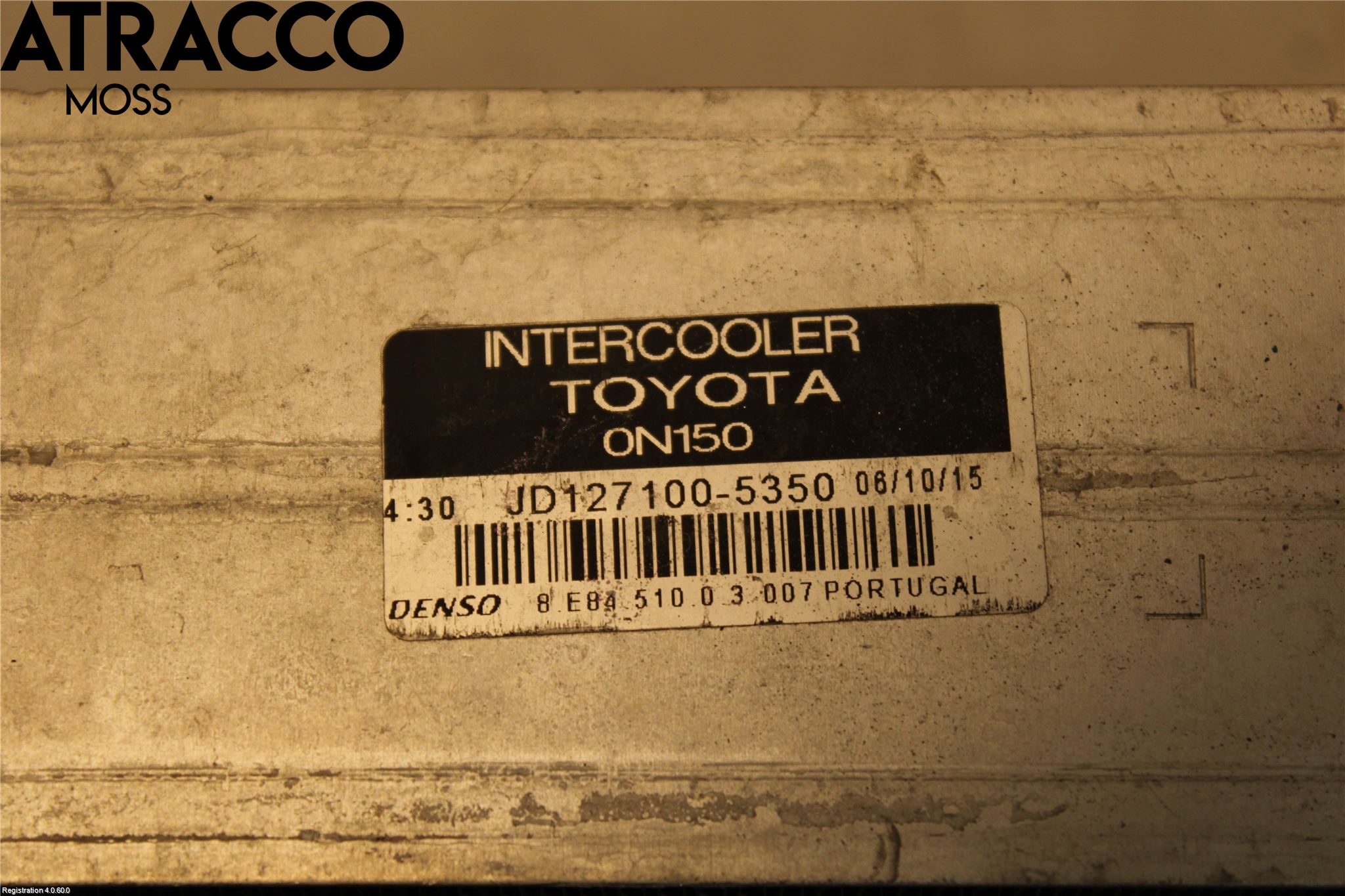 Toyota COROLLA 08-12 Intercooler Radiator