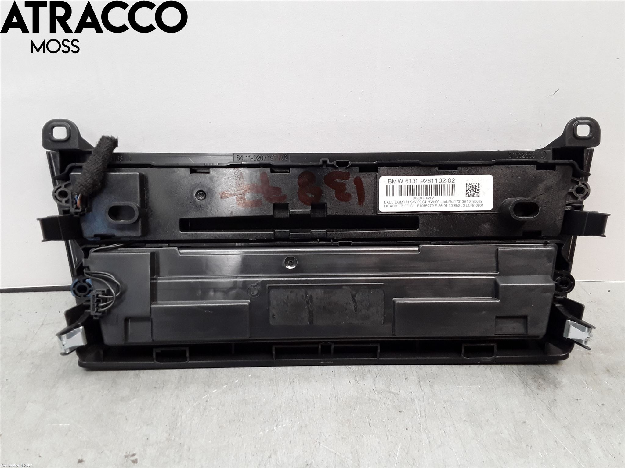 BMW 1 F20/F21 11-19 Instrumentkonsoll Midt