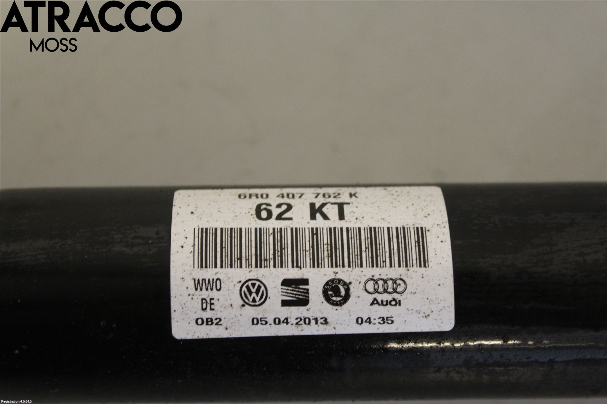 Audi A1/S1 11-18 Drivaksel Foran Kompl Høyre