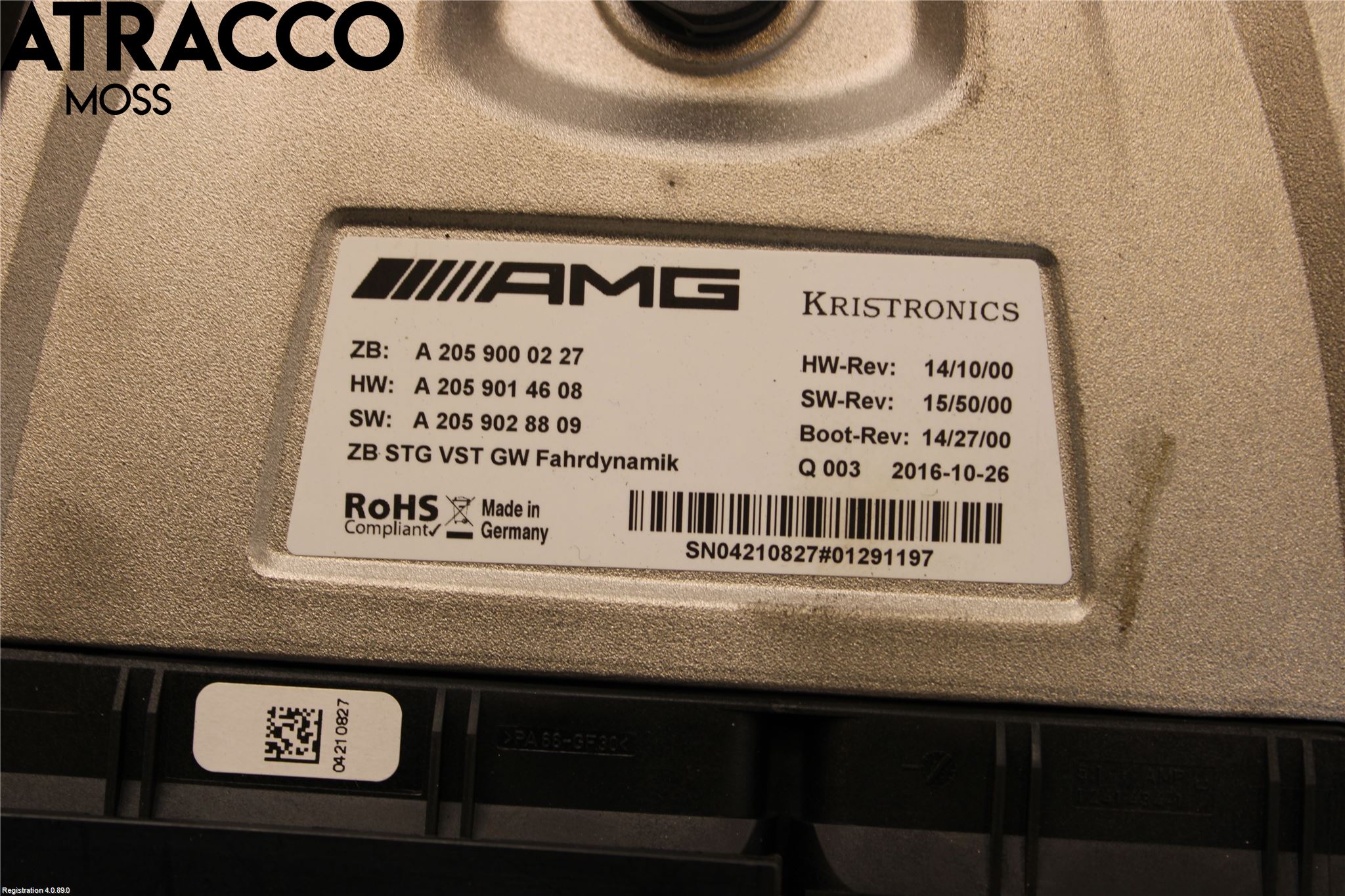 Mercedes-Benz MB C-KLASS (W205) 14-21 Nivåreg Belg - Luftpute
