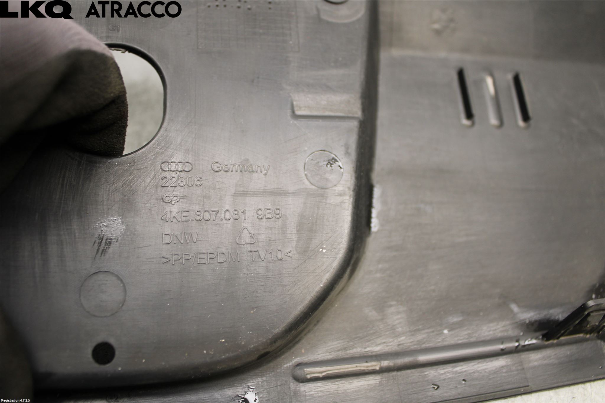 Audi E-TRON, S GE 19- Motor Deksel Over Motor