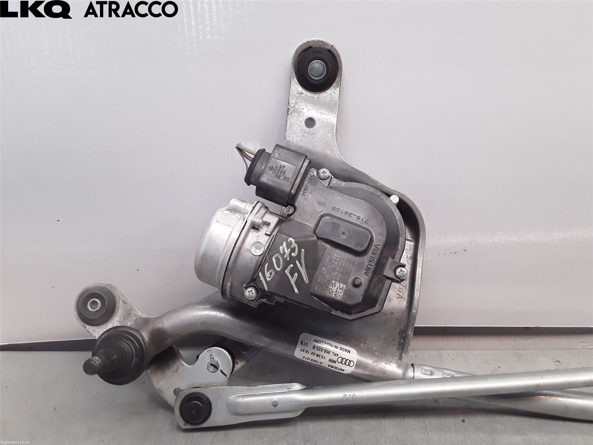 Audi E-TRON, S GE 19- Viskermotor Frontrute